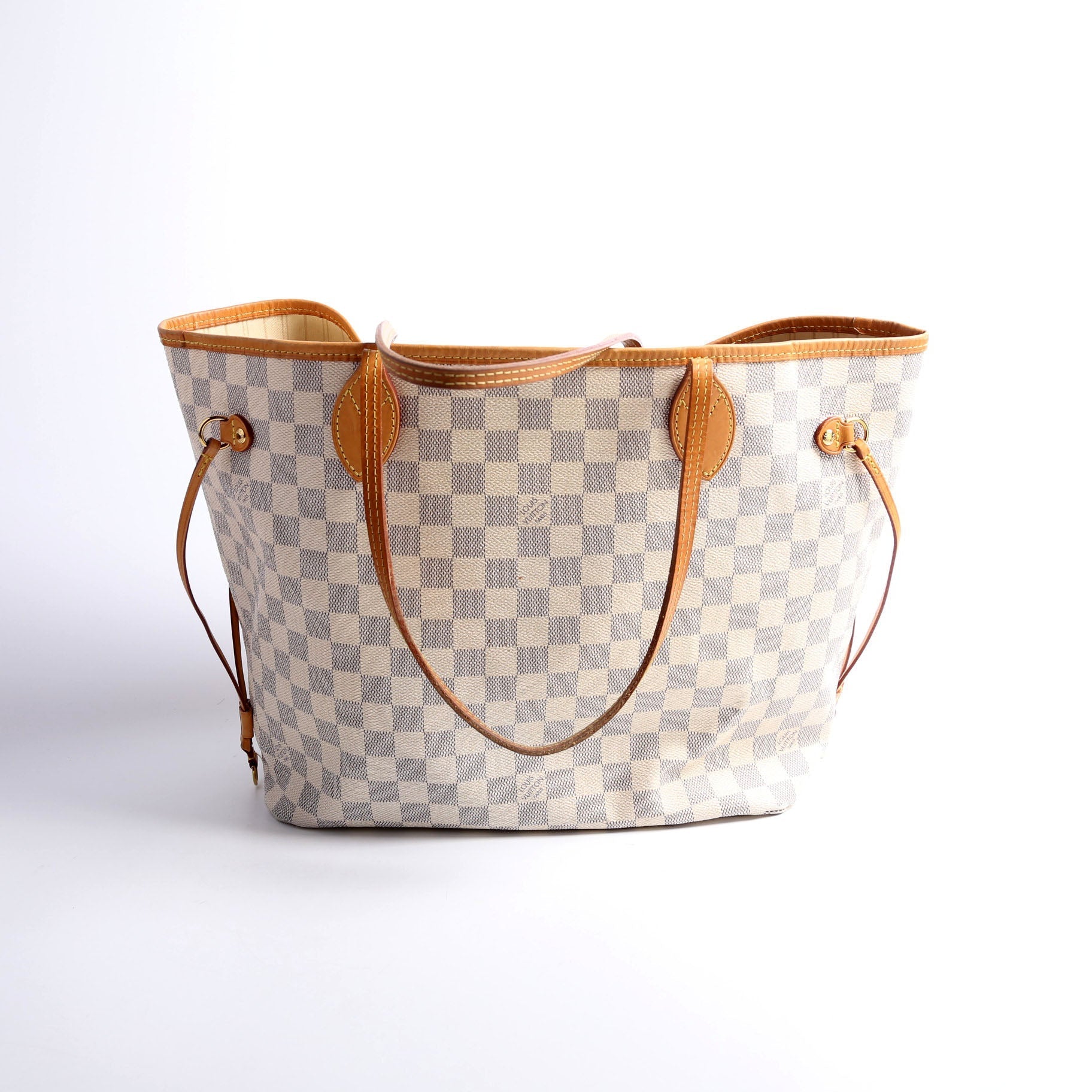 Louis Vuitton Neverfull MM Azur Damier Blue Tote Bag