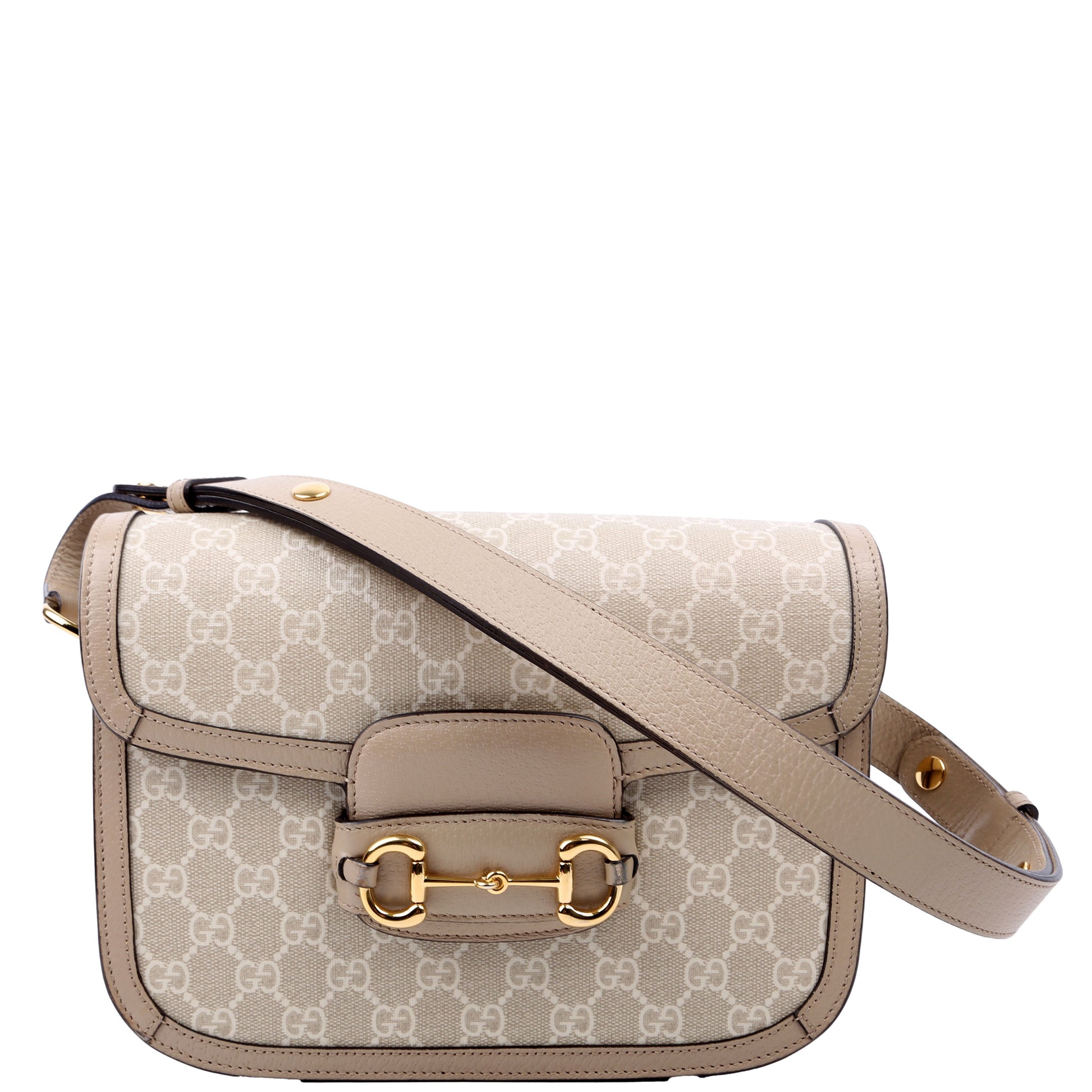 Gucci Horsebit White Shoulder Bag