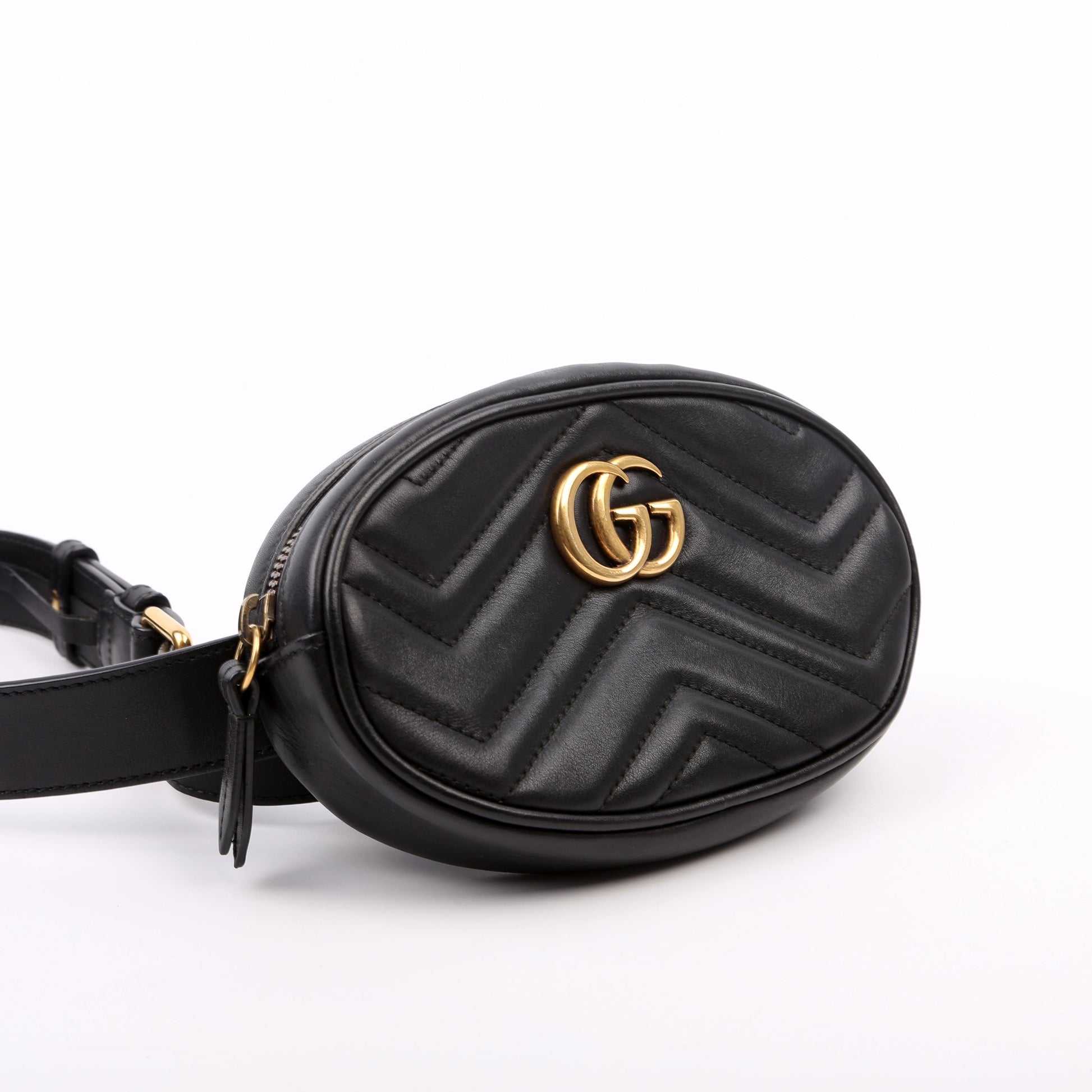 Gucci Marmont Size 75 Black Belt