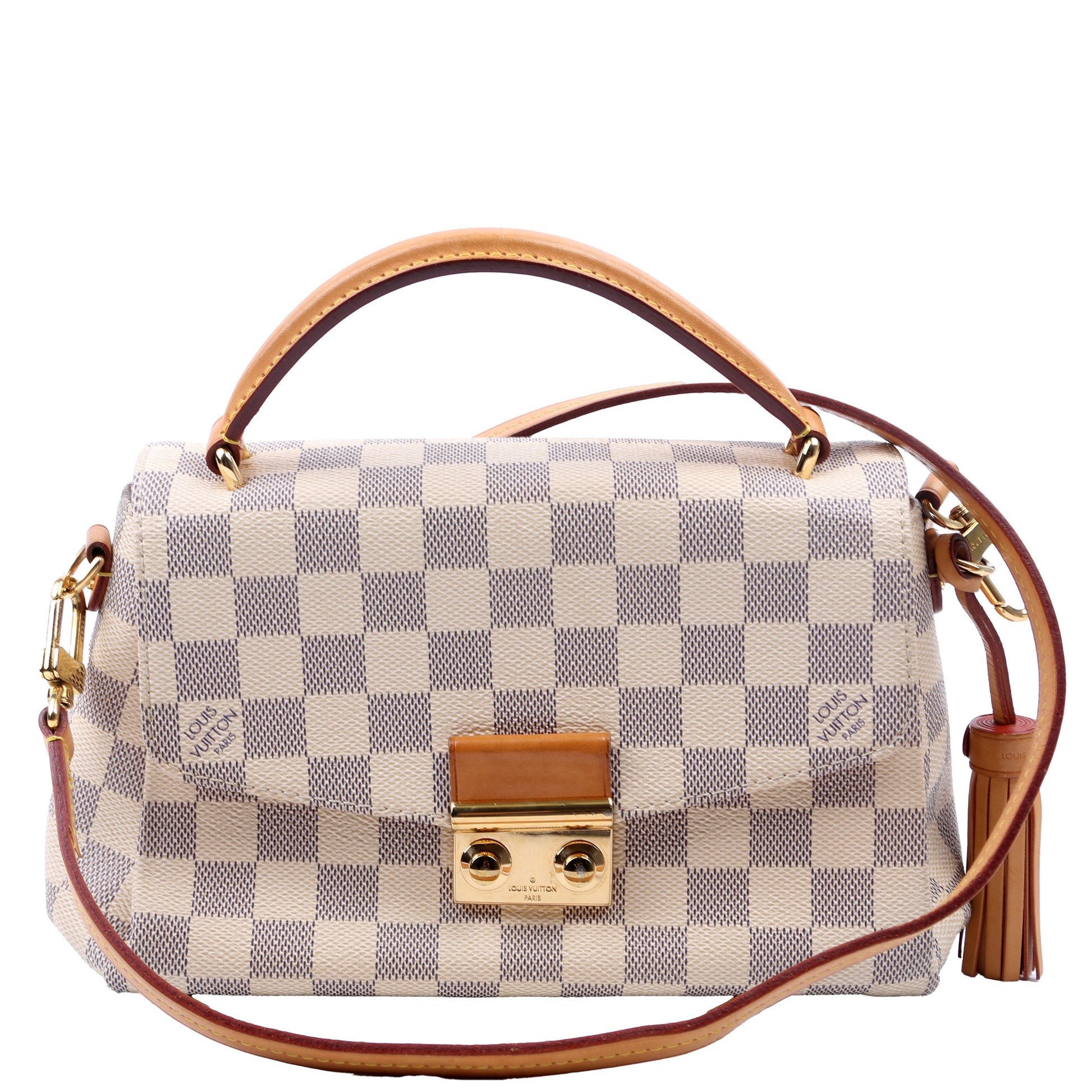 Louis Vuitton Croisette Azur Damier Handbag Azur 16