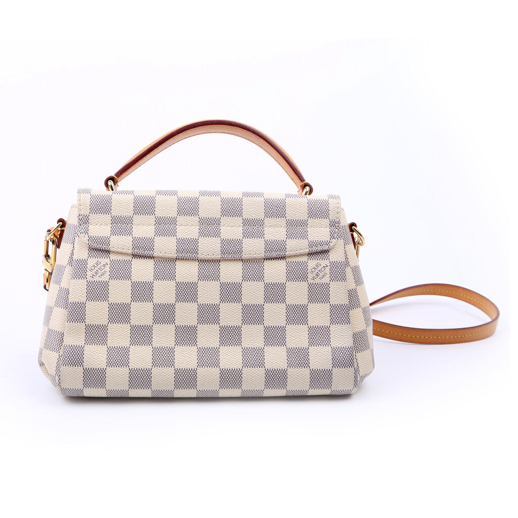 Louis Vuitton Croisette Azur Damier Handbag Azur 16