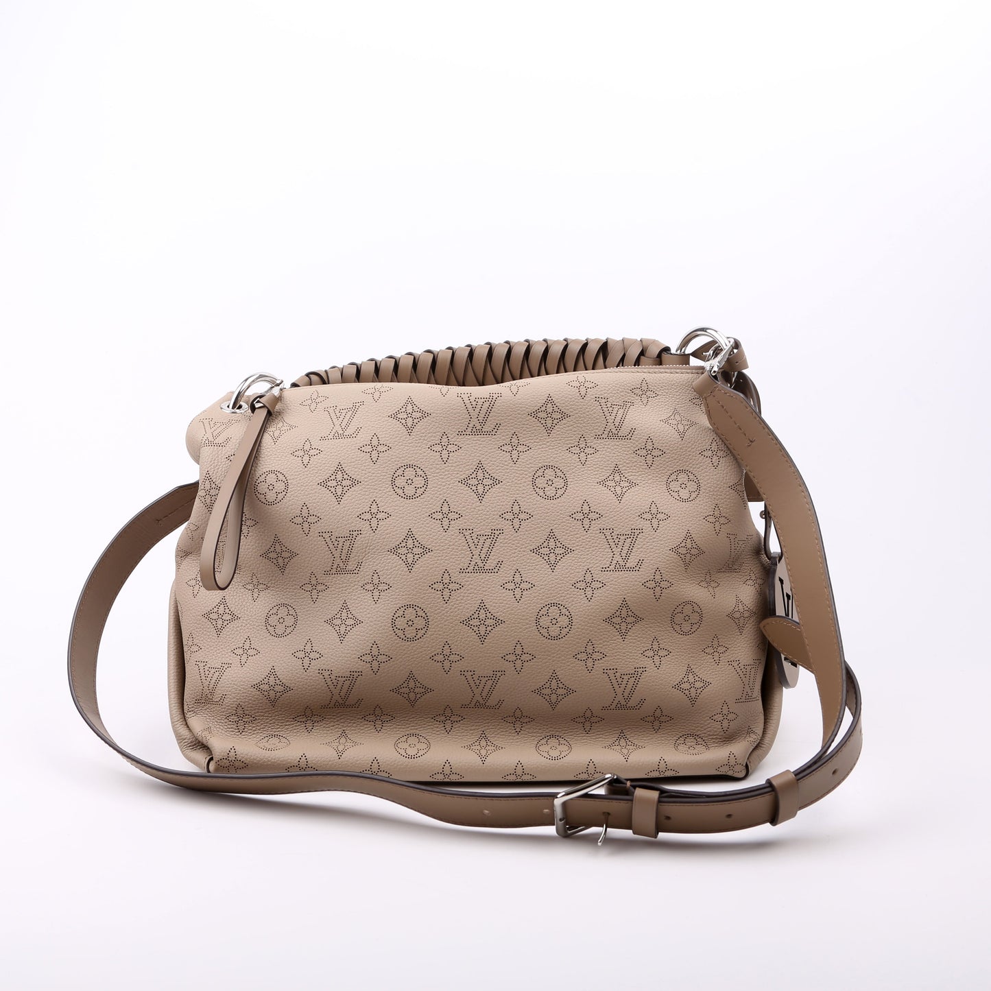 Louis Vuitton Beaubourg Hobo MM Mahina Taupe Shoulder Bag