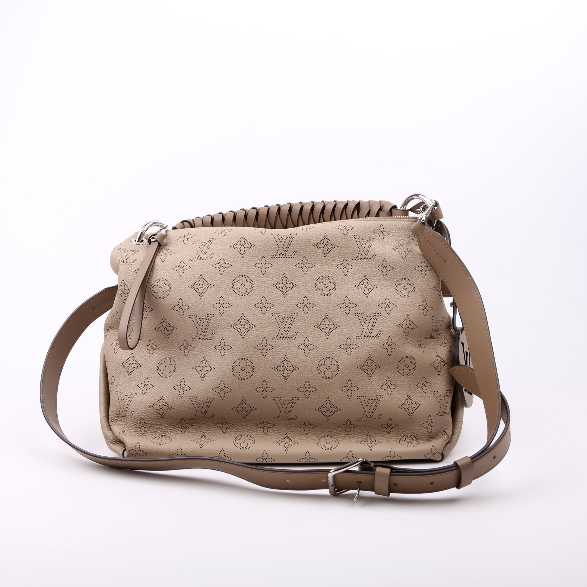 Louis Vuitton Beaubourg Hobo MM Mahina Taupe Shoulder Bag