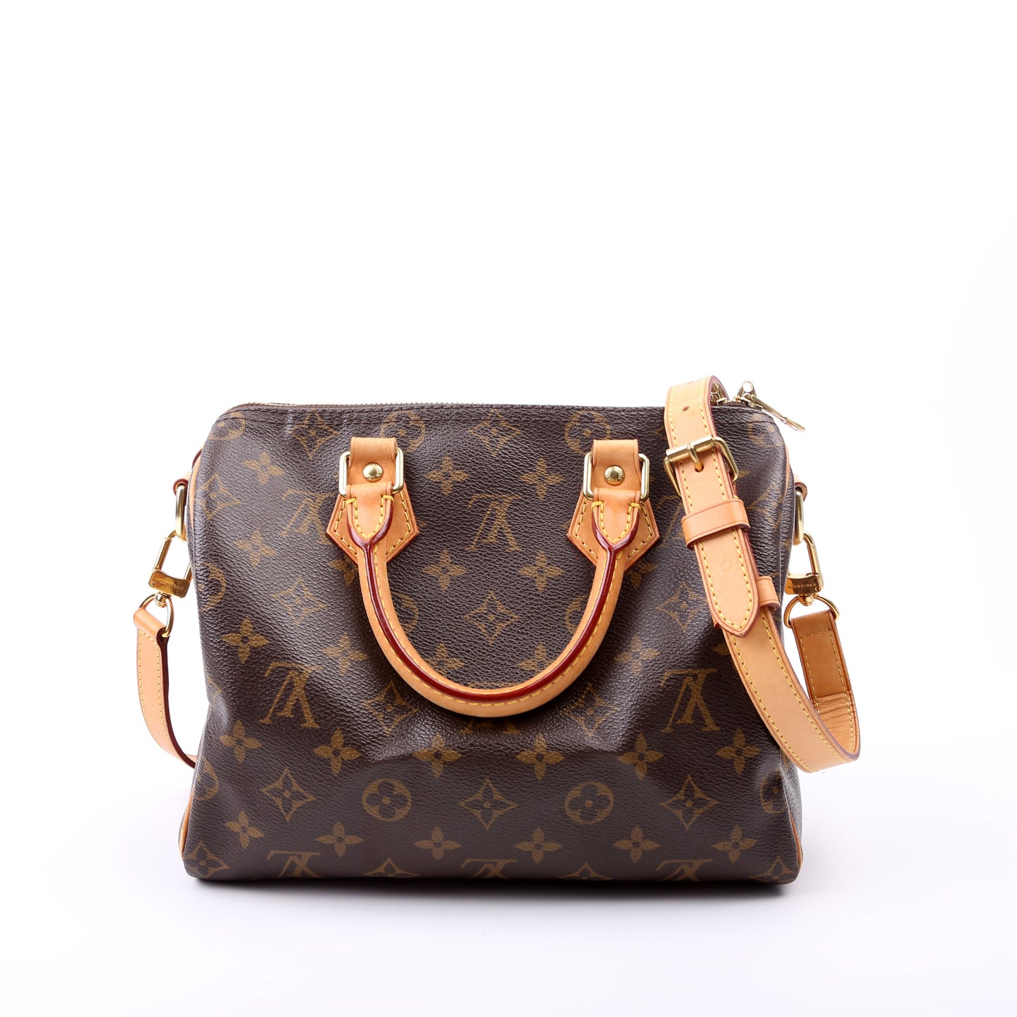 Louis Vuitton Speedy 25 Bandouliere Monogram Handbag Monogram 12
