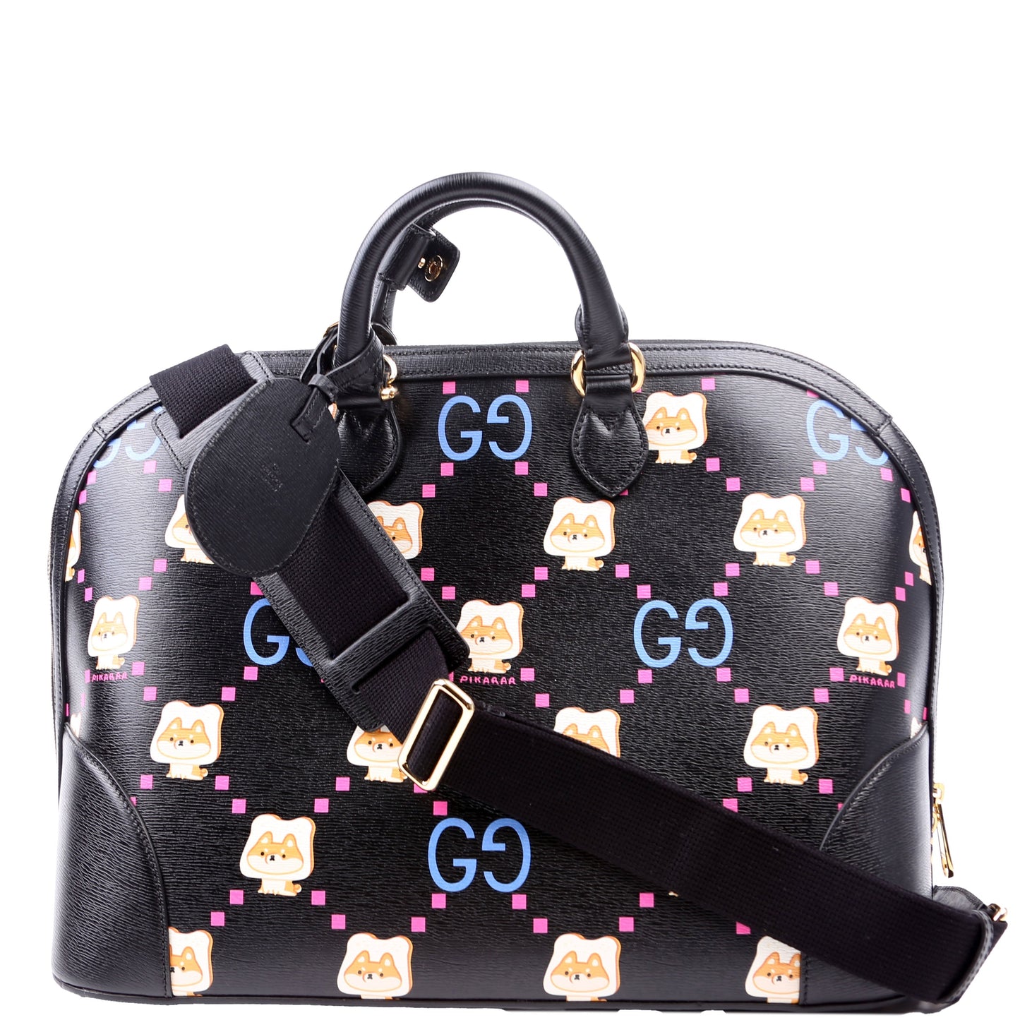 Gucci Dome Pikarar Black Travel Bag