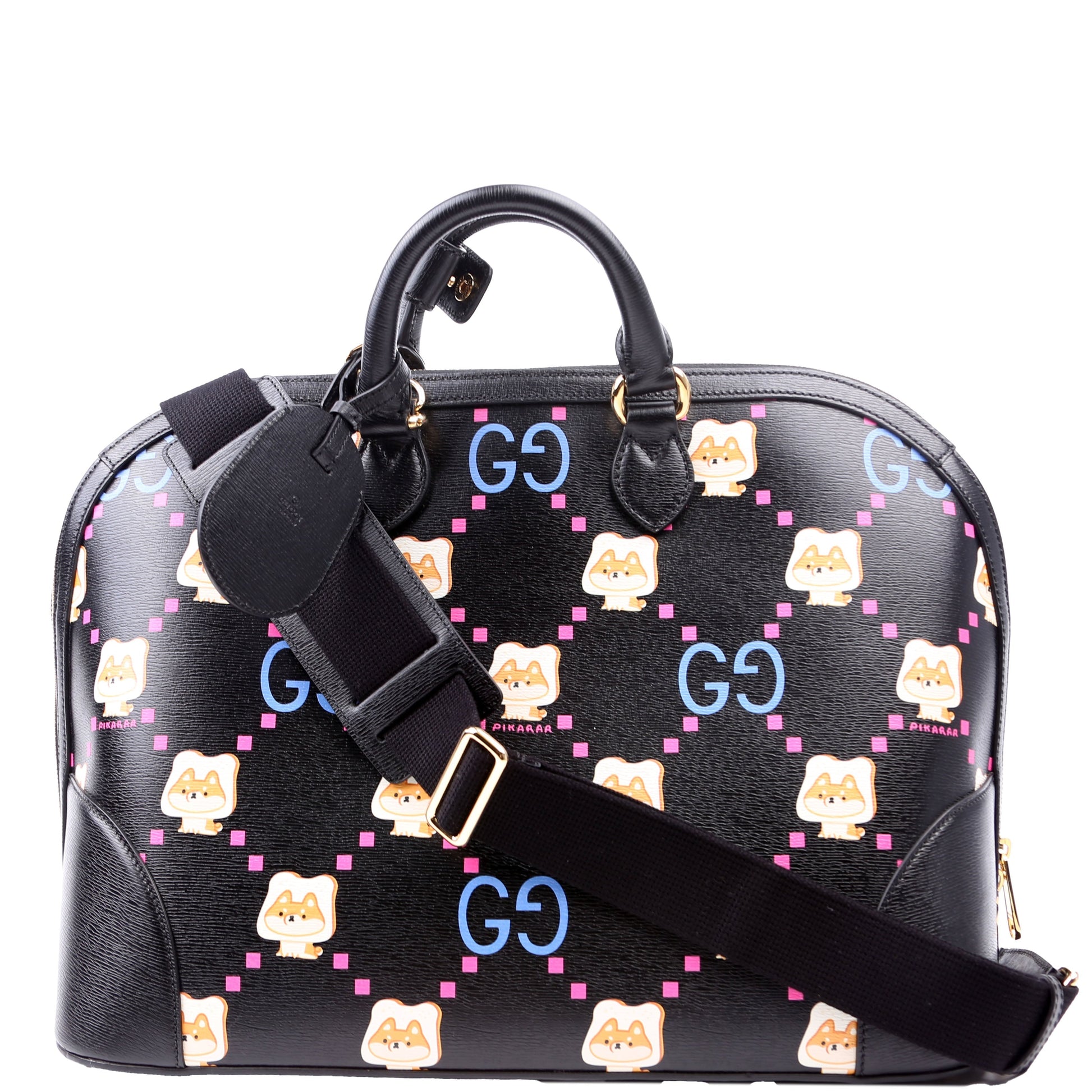 Gucci Dome Pikarar Black Travel Bag