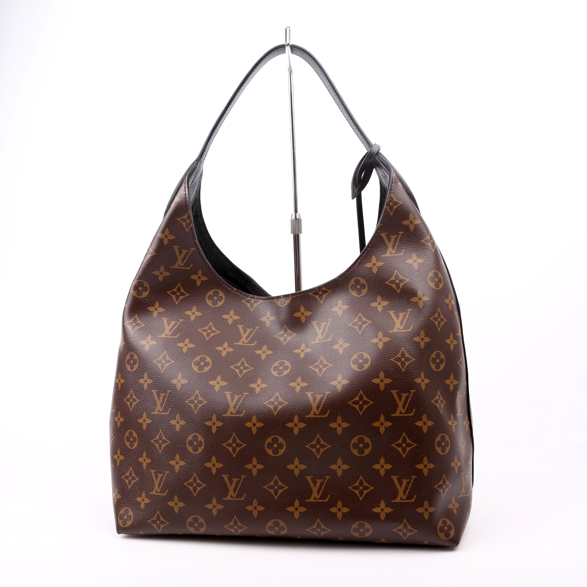 Louis Vuitton Flower Hobo Monogram Black Shoulder Bag Monogram Black