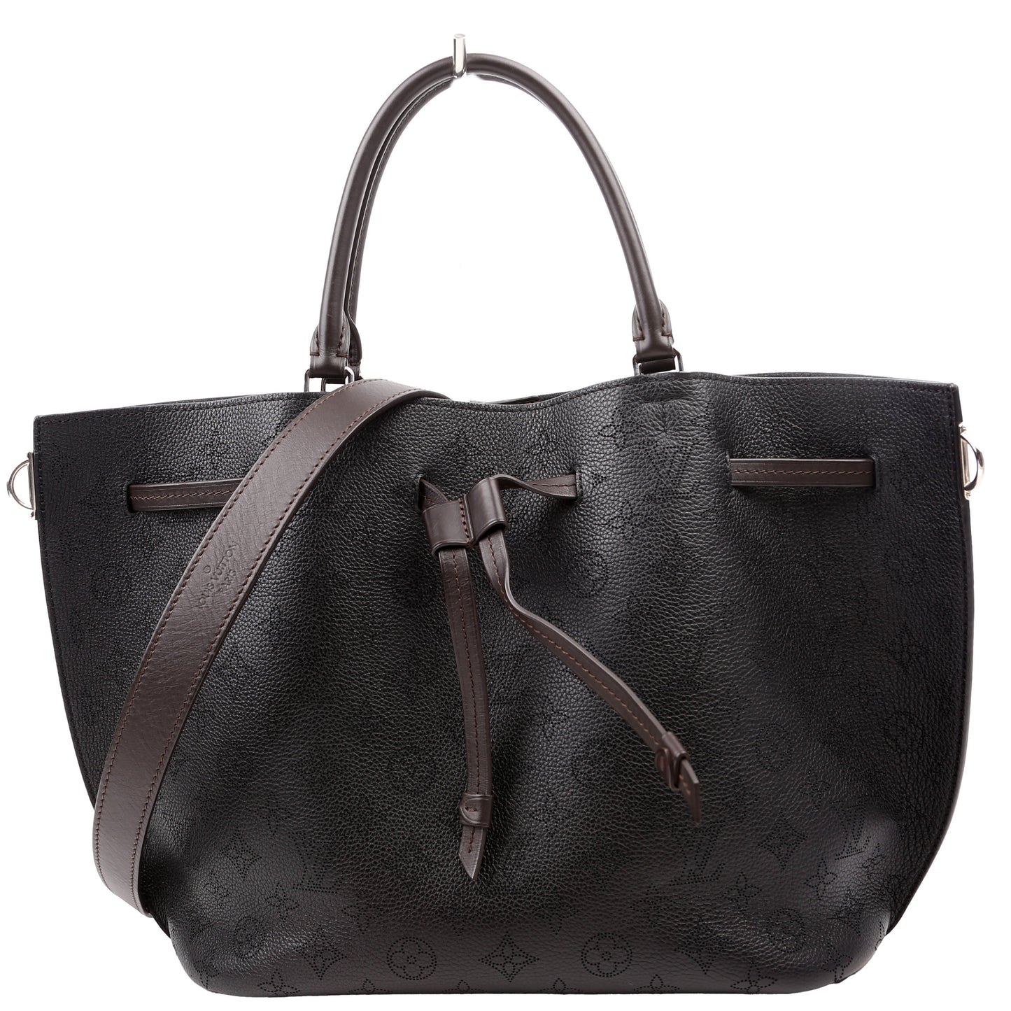 Louis Vuitton Girolata Mahina Black Handbag