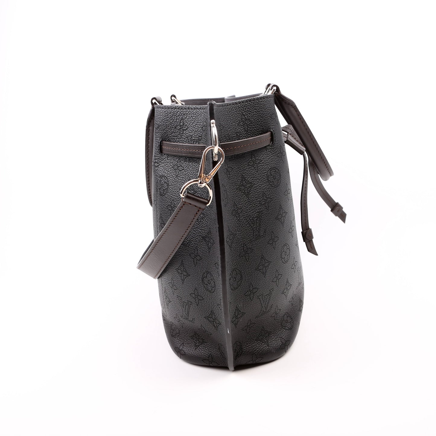 Louis Vuitton Girolata Mahina Black Handbag