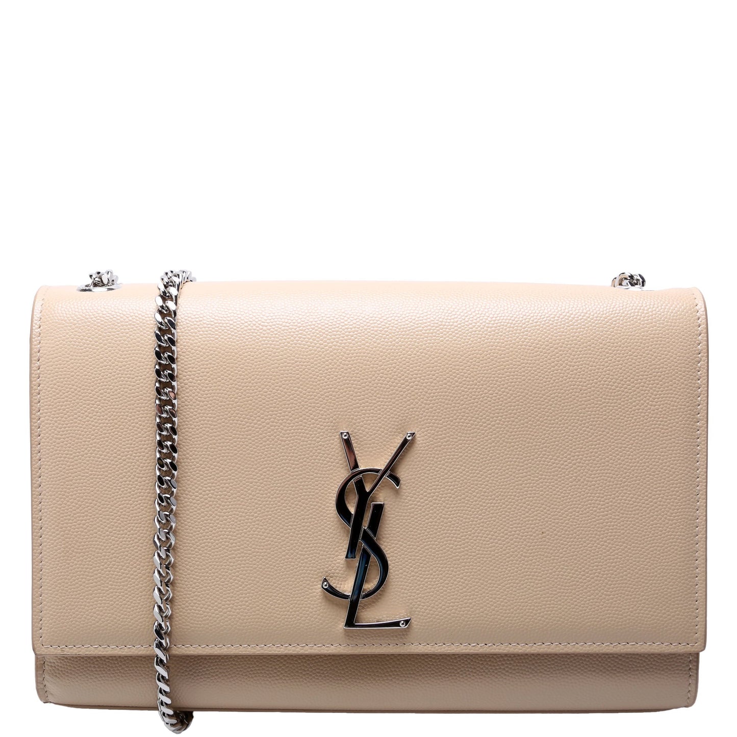 YSL Saint Laurent Saint Laurent Kate Satchel Grain Bag Tan Medium Travel Bag