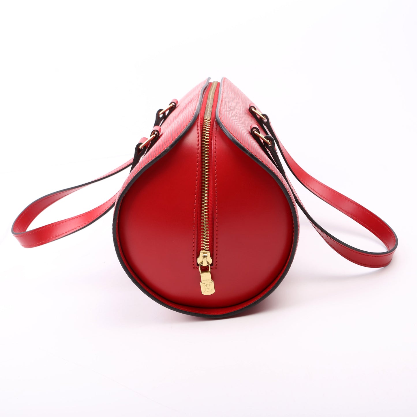 Louis Vuitton Soufflot Red Epi Handbag