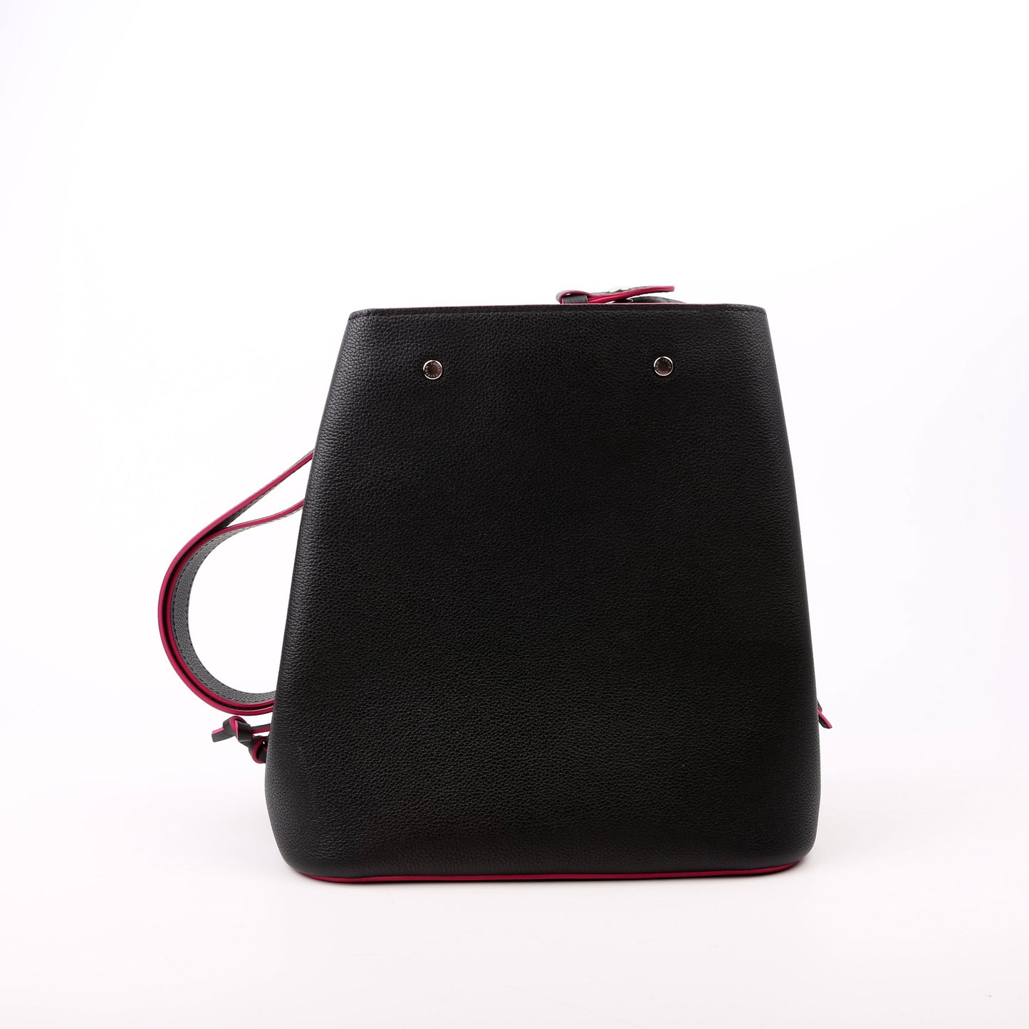 Louis Vuitton Lockme Black Pink Bucket Bag