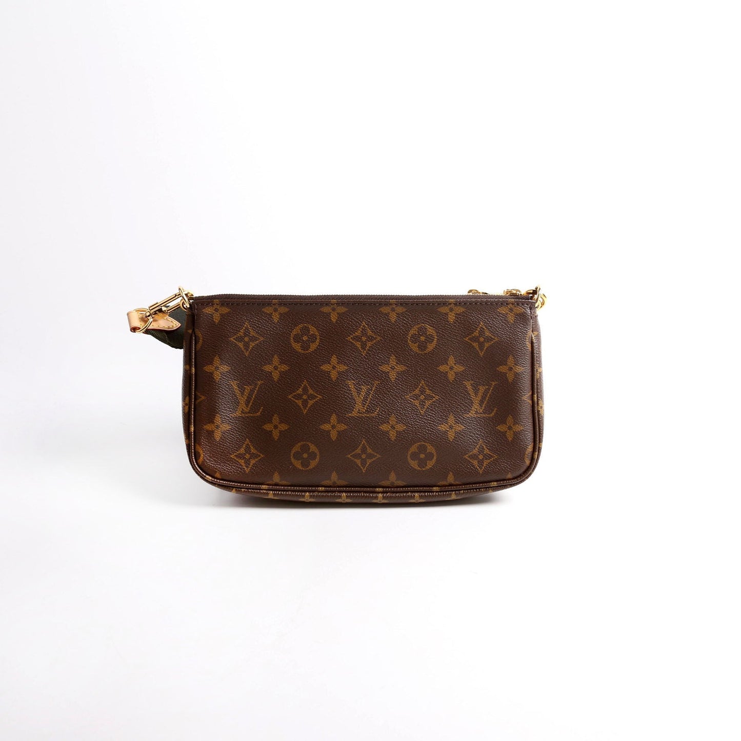 Louis Vuitton Multi Pochette Monogram Green Clutch Bag Green 9