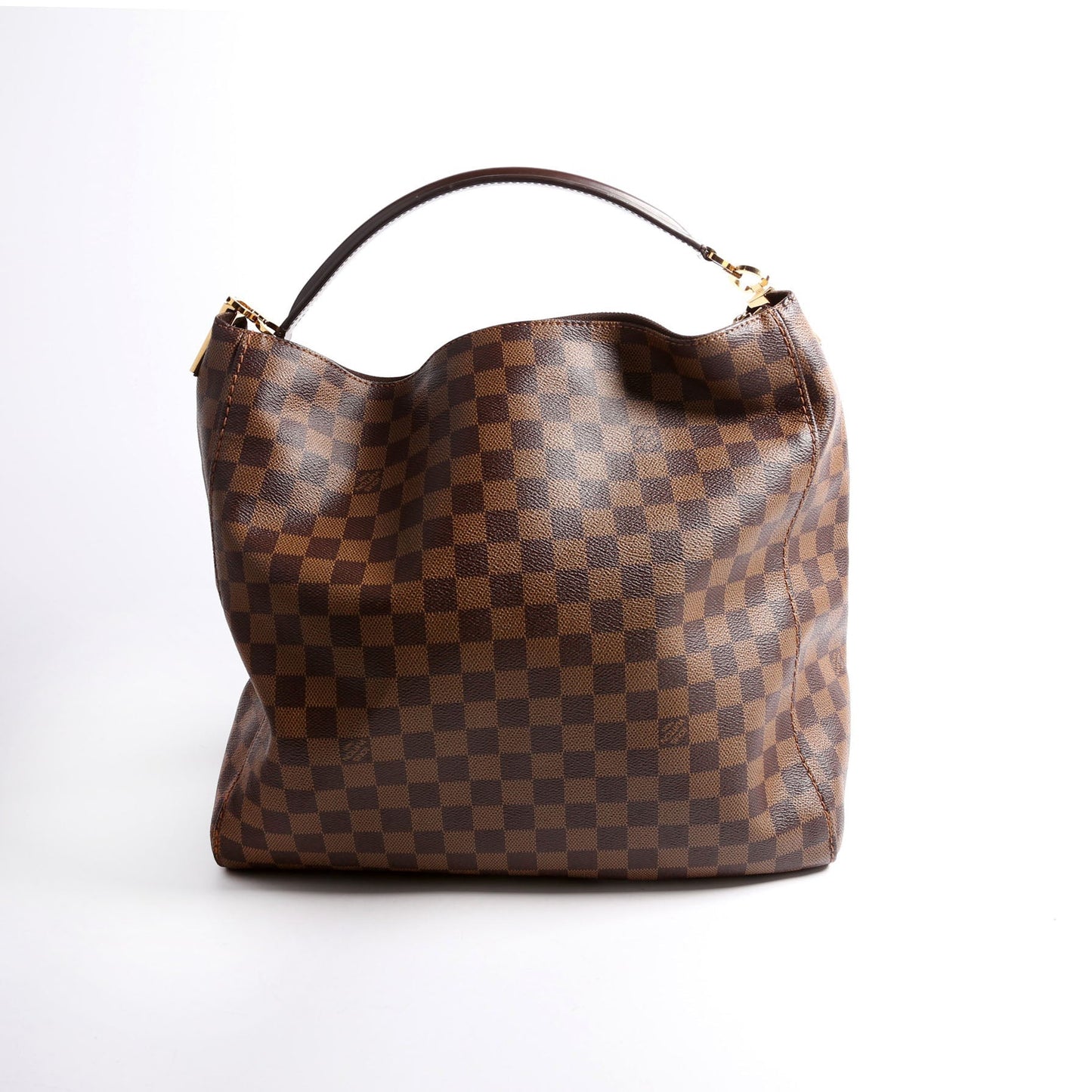 Louis Vuitton Portobello Ebene Brown GM Damier Handbag