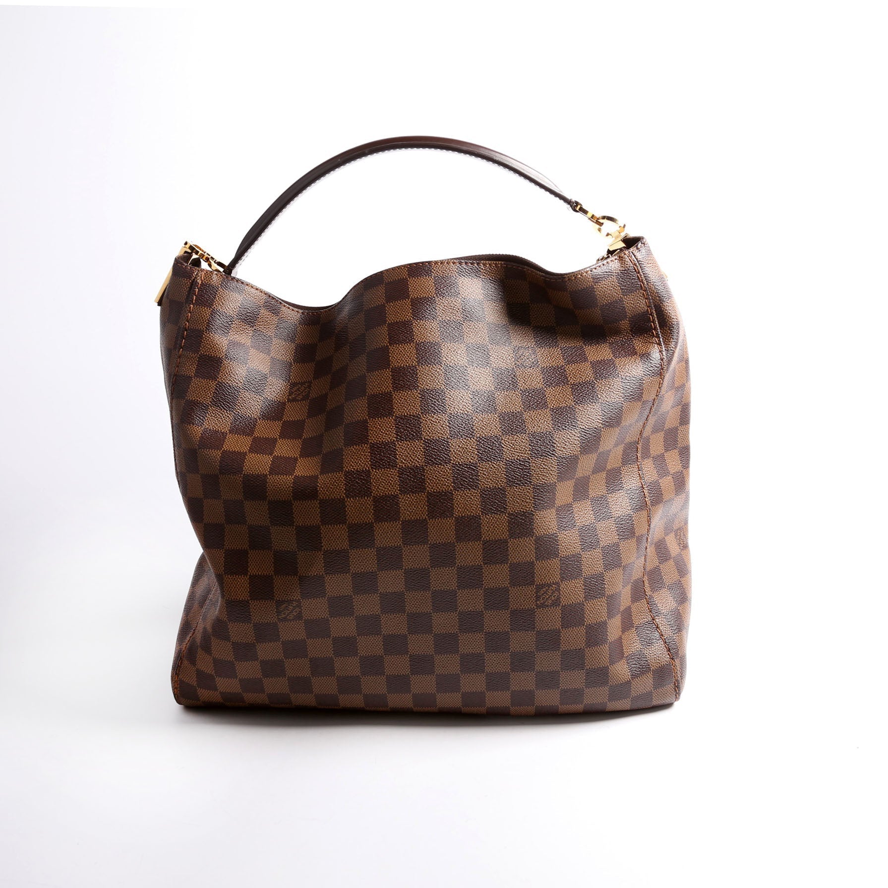 Louis Vuitton Portobello Ebene Brown GM Damier Handbag