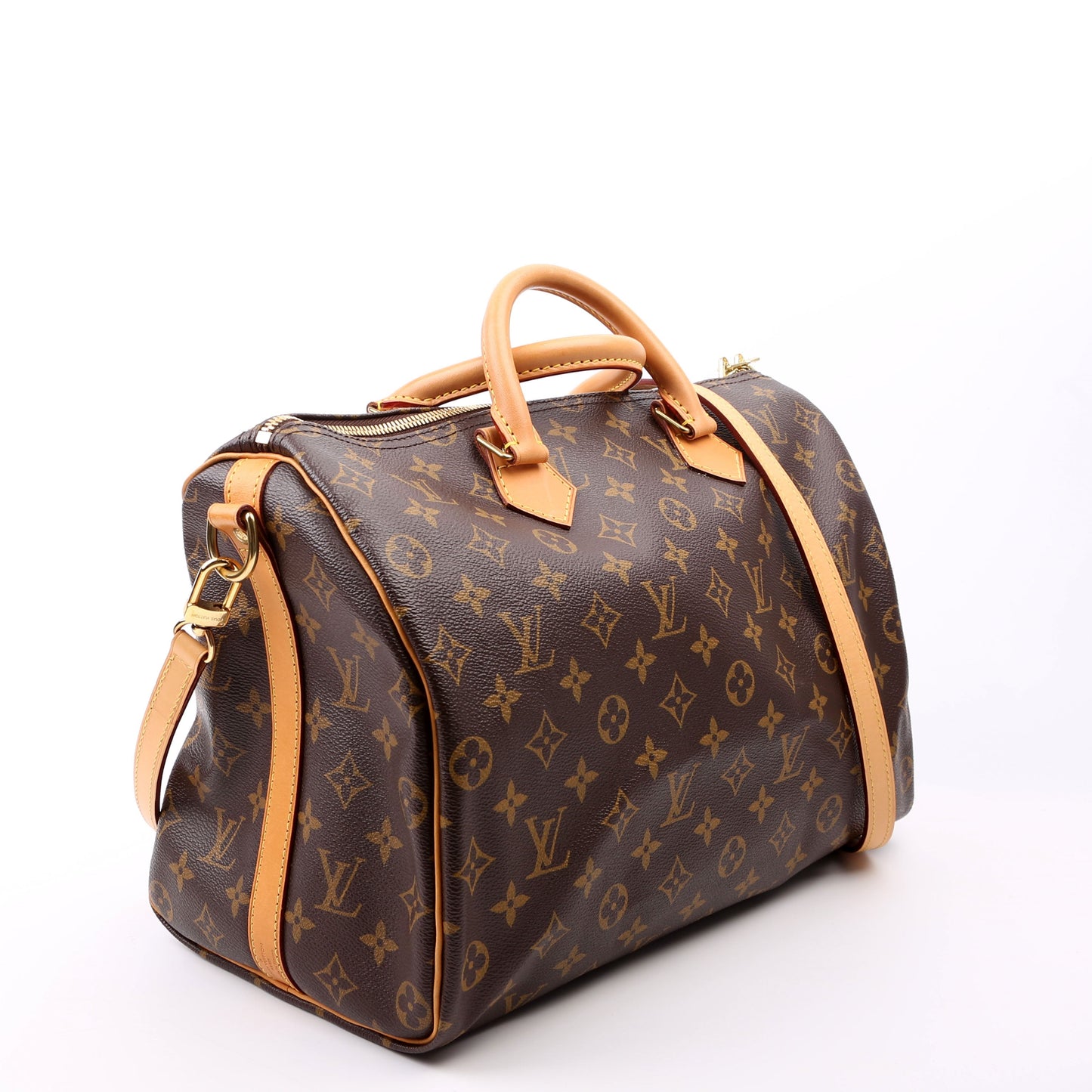 Louis Vuitton Speedy 35 Bandouliere Monogram Handbag Monogram 10