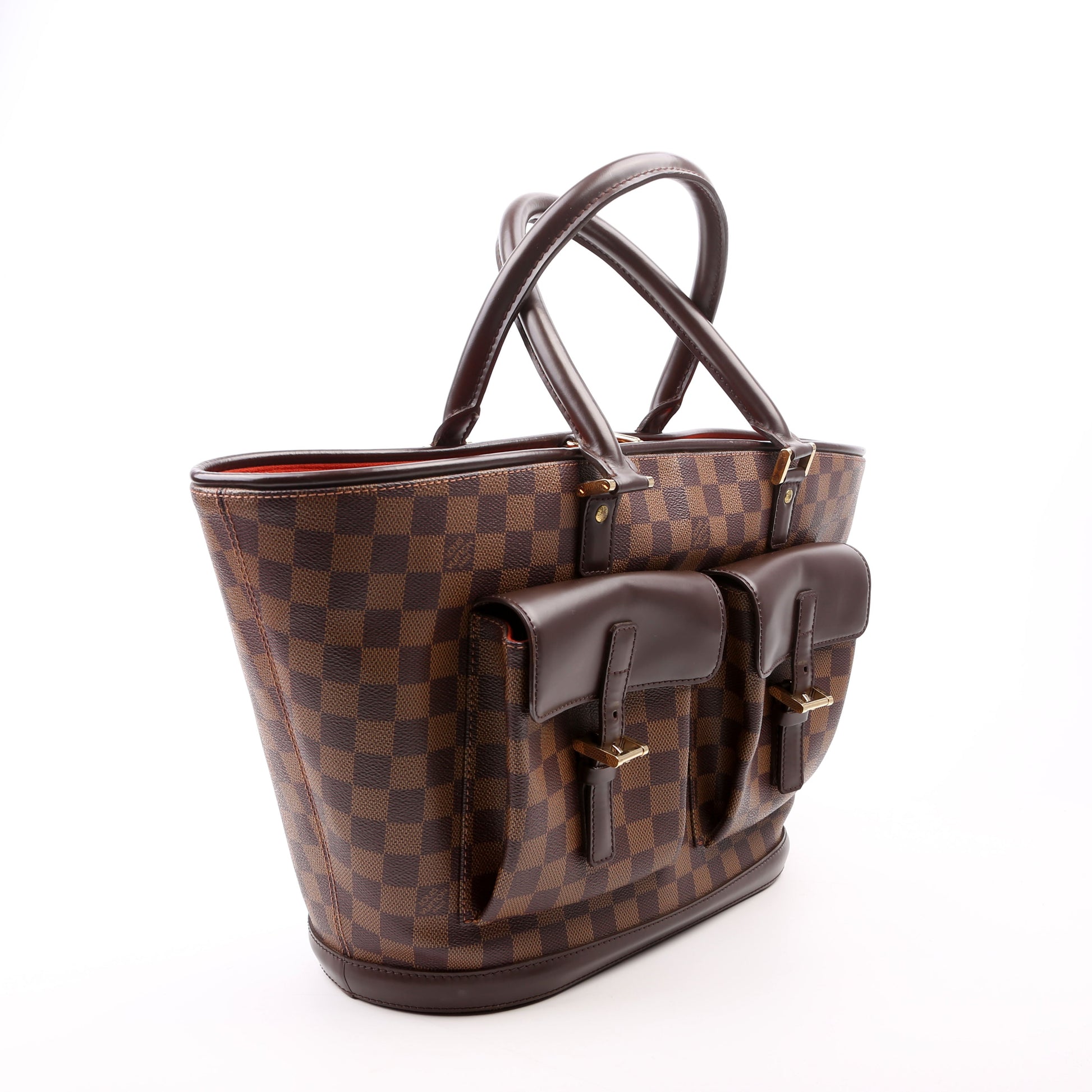 Louis Vuitton Manosque GM Ebene Damier Handbag Ebene 5