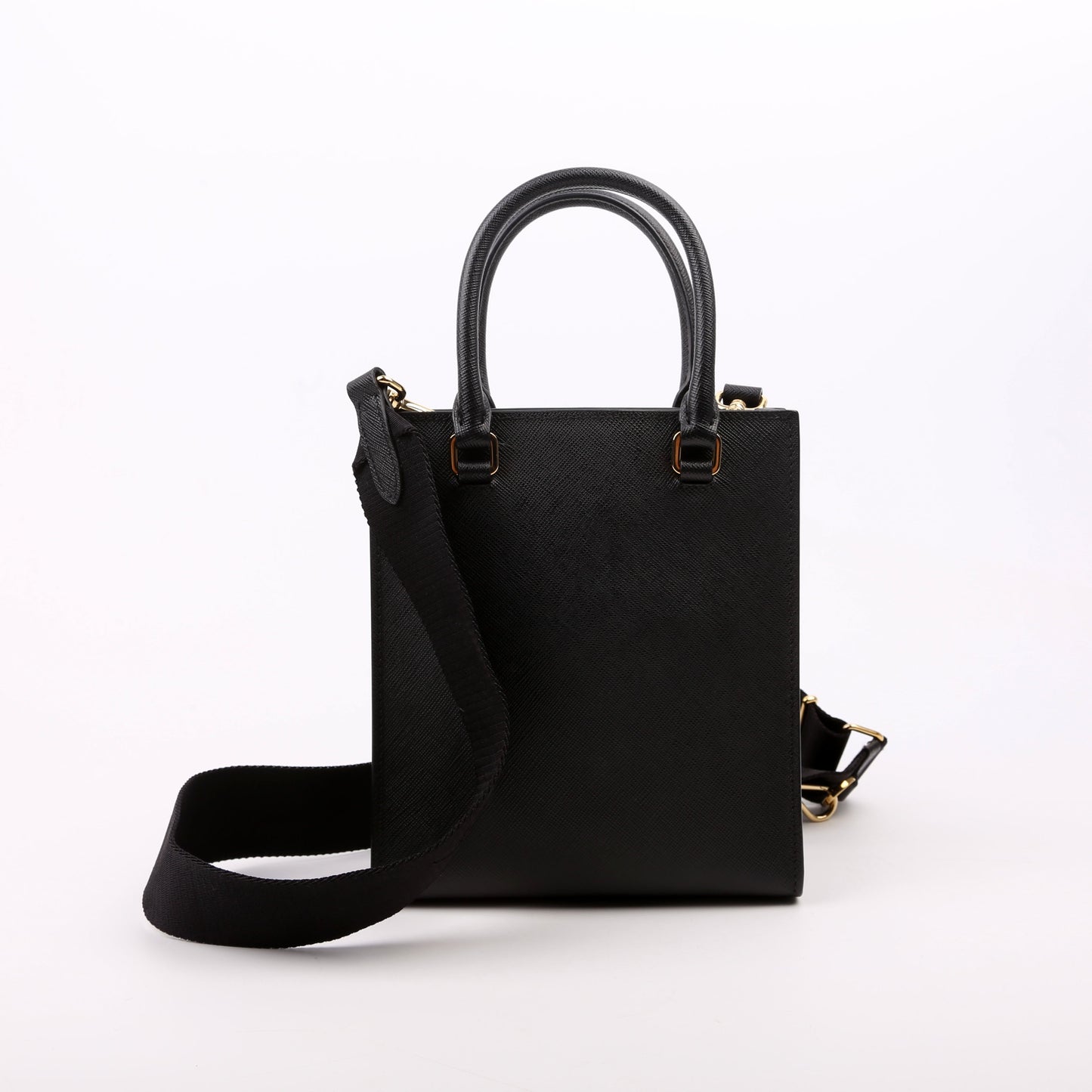 Prada Saffiano Handblack Bag Small Travel Bag