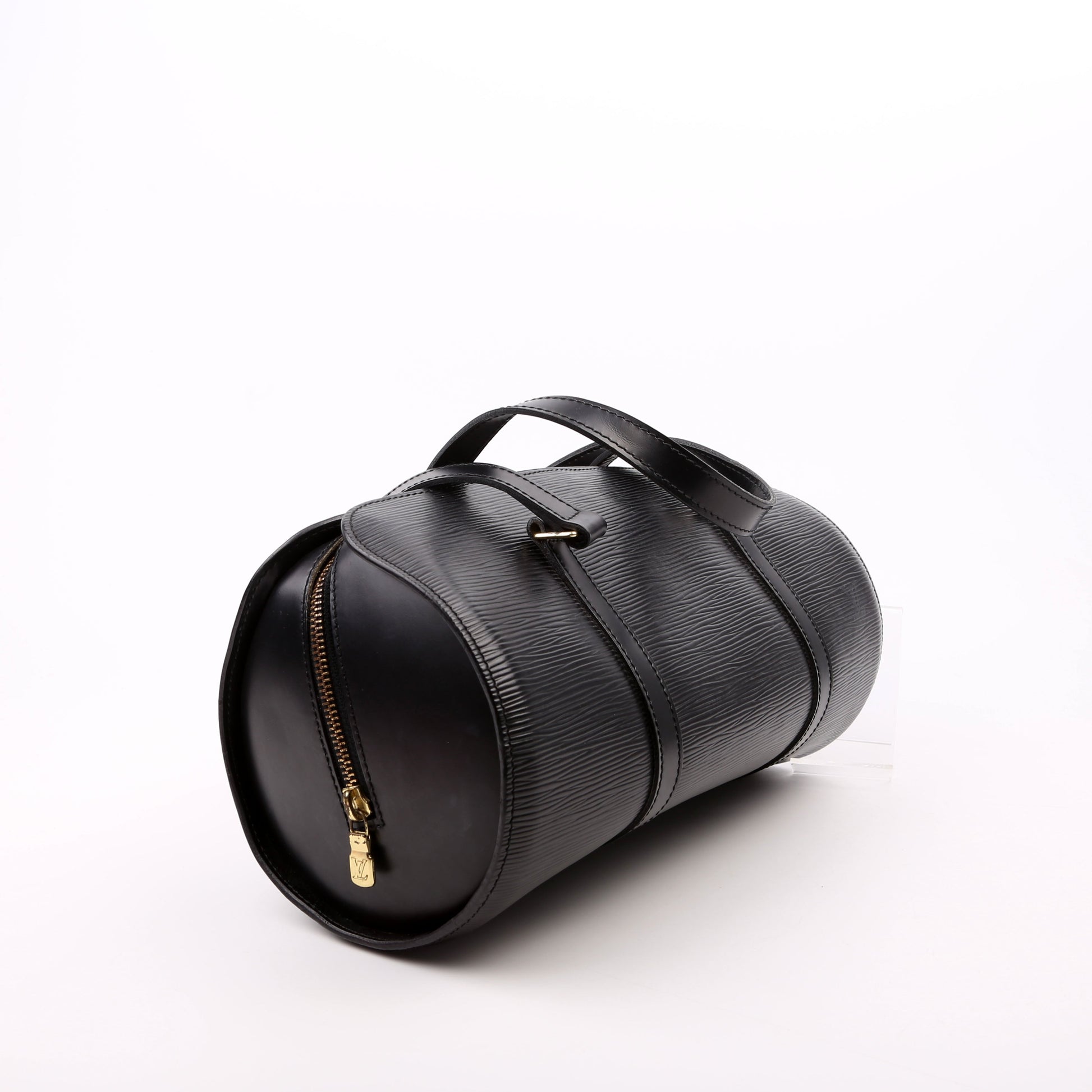 Louis Vuitton Soufflot Black Epi Handbag Epi Black