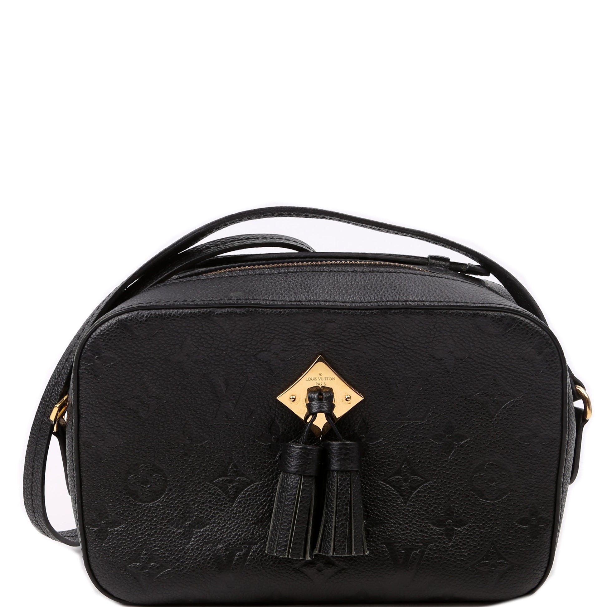 Louis Vuitton Saintonge Black Empreinte Handbag