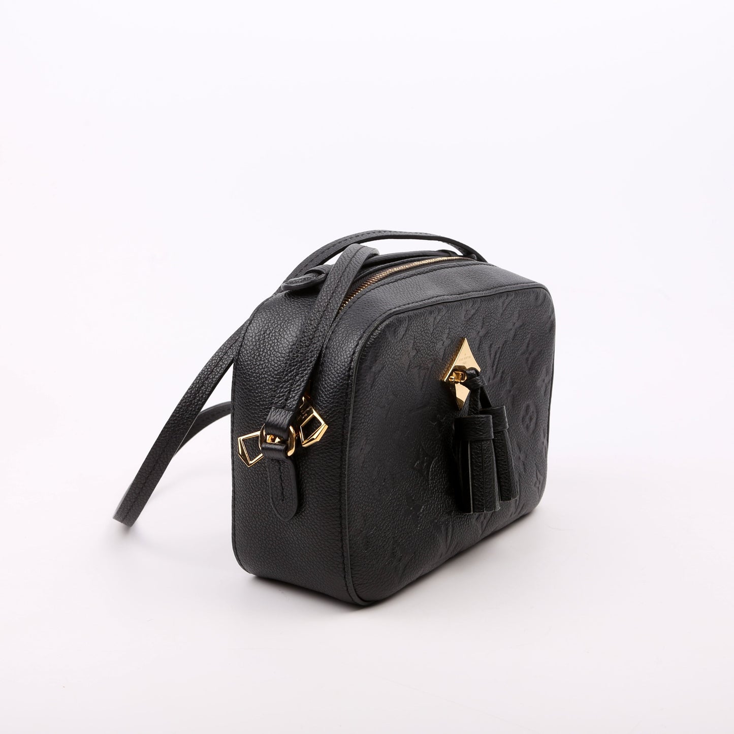 Louis Vuitton Saintonge Black Empreinte Handbag