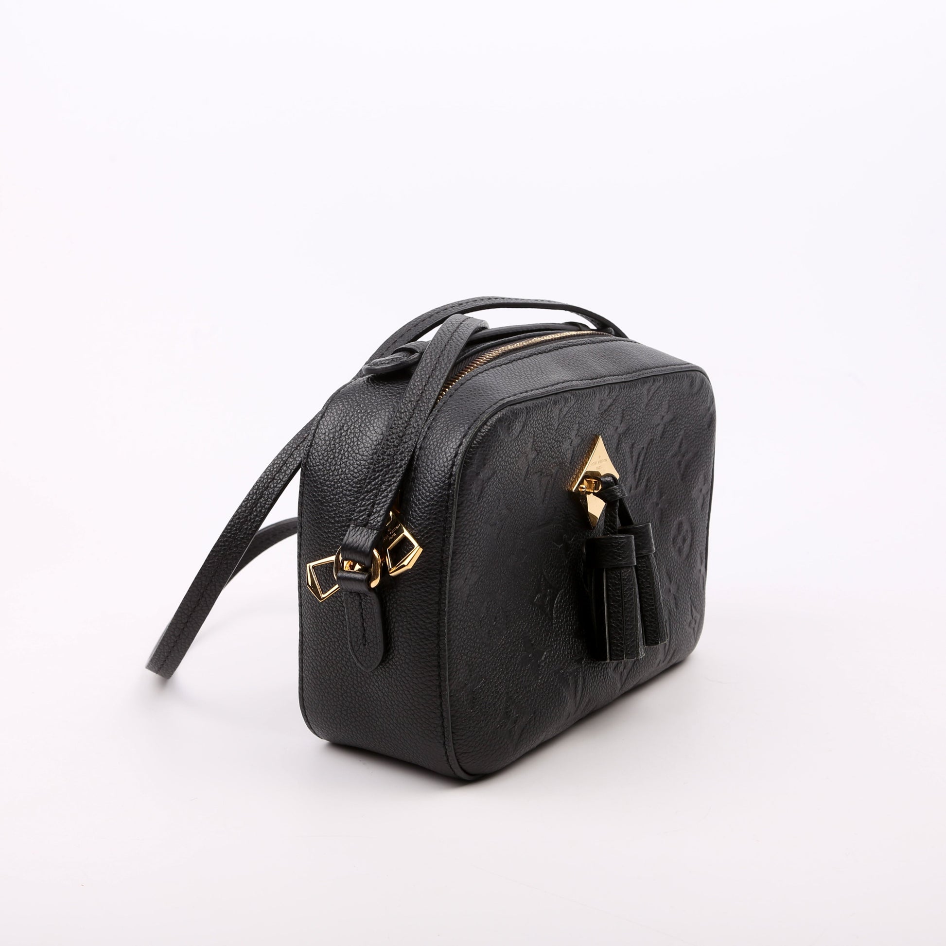Louis Vuitton Saintonge Black Empreinte Handbag