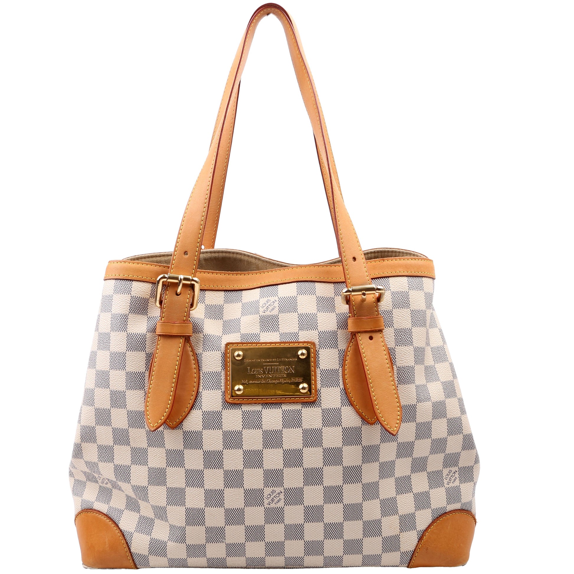 Louis Vuitton Hampstead MM Azur Damier Handbag Azur 2