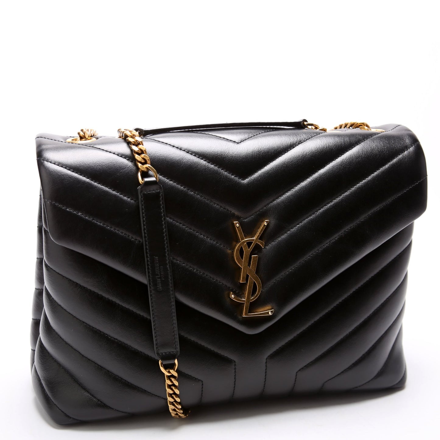 YSL Saint Laurent Saint Laurent Loulou Medium Bag Quilted Black Travel Bag