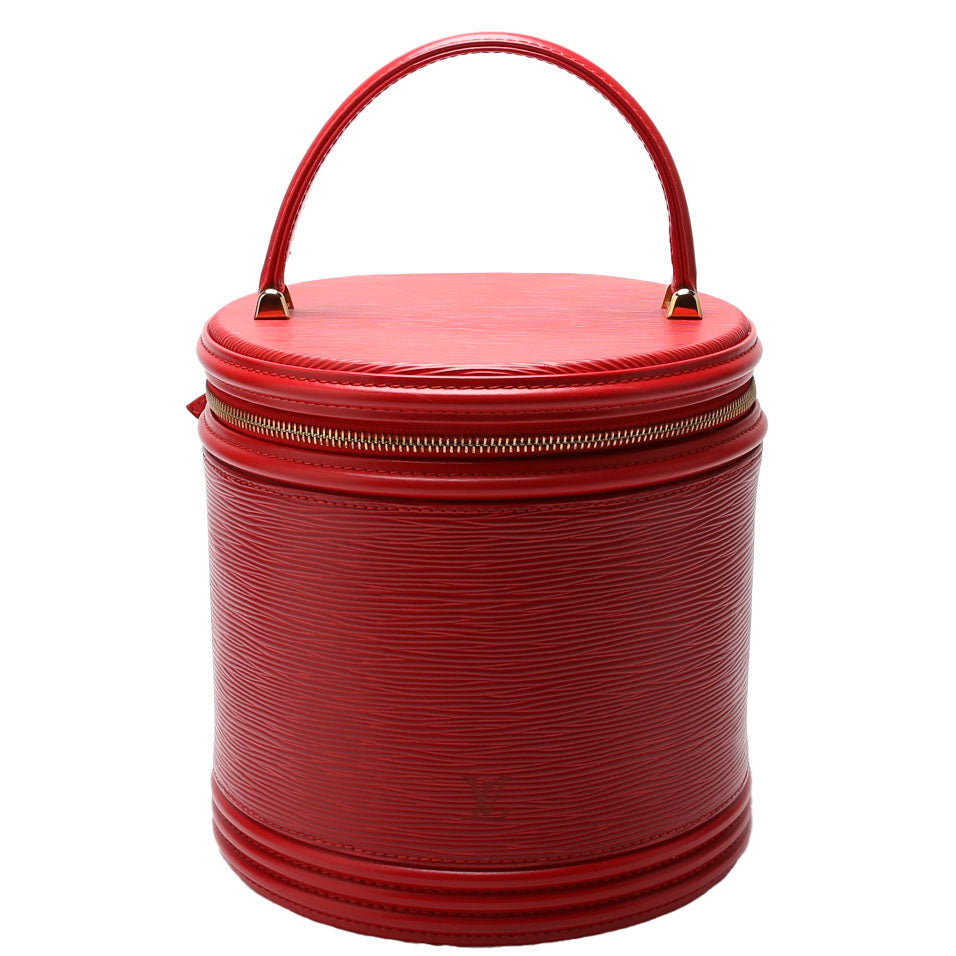 Louis Vuitton Cannes Vanity Epi Red Handbag