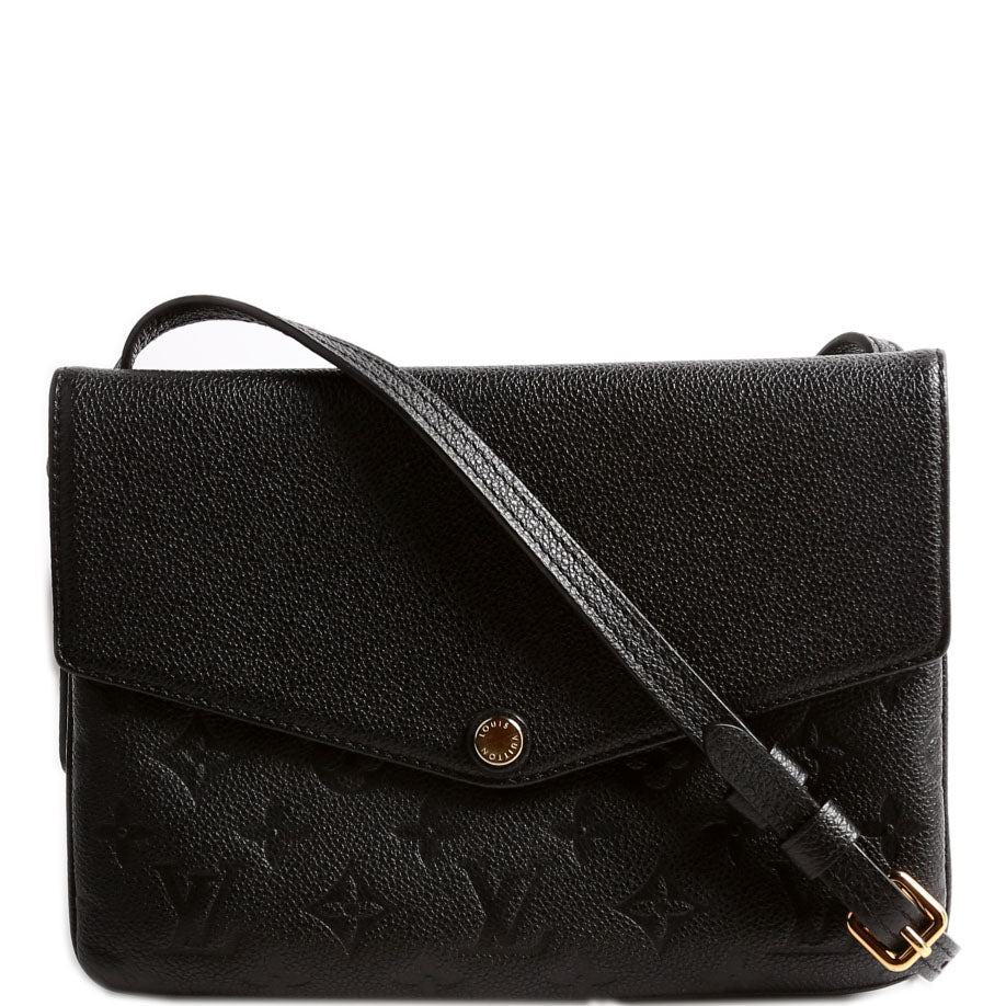Louis Vuitton Twice Black Empreinte Handbag