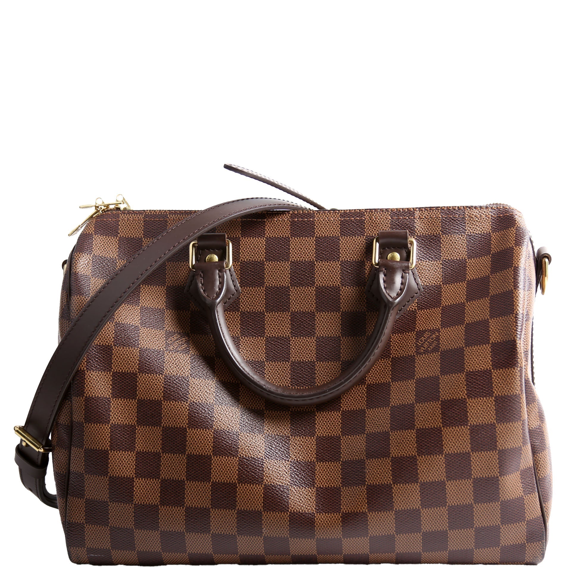 Louis Vuitton Speedy 30 Bandouliere Ebene Damier Handbag Ebene 29