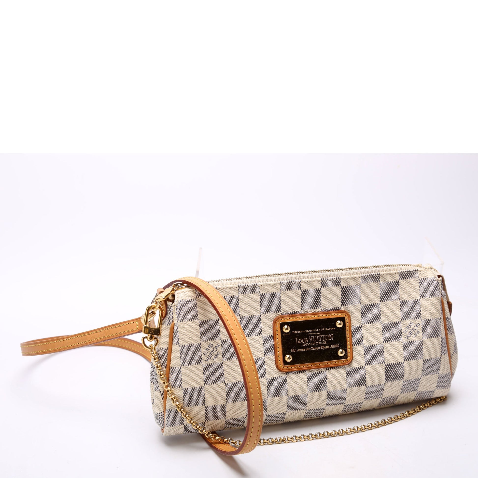 Louis Vuitton Eva Azur Damier Clutch Bag Azur 10