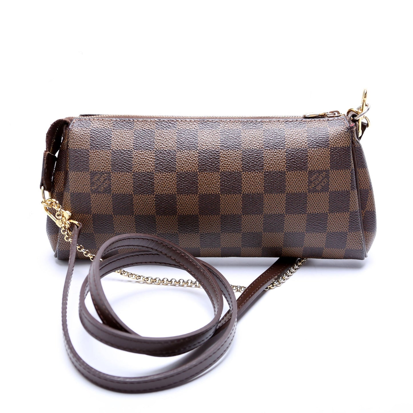 Louis Vuitton Eva Ebene Damier Clutch Bag Ebene 9