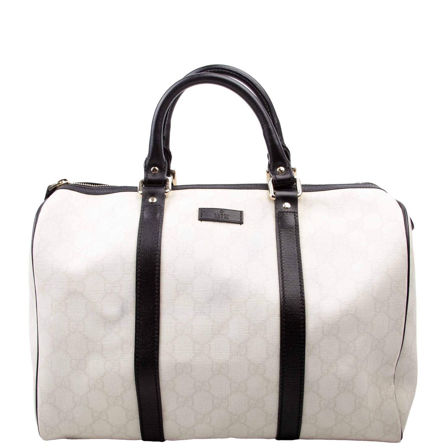 Gucci Joy Boston Black White Travel Bag