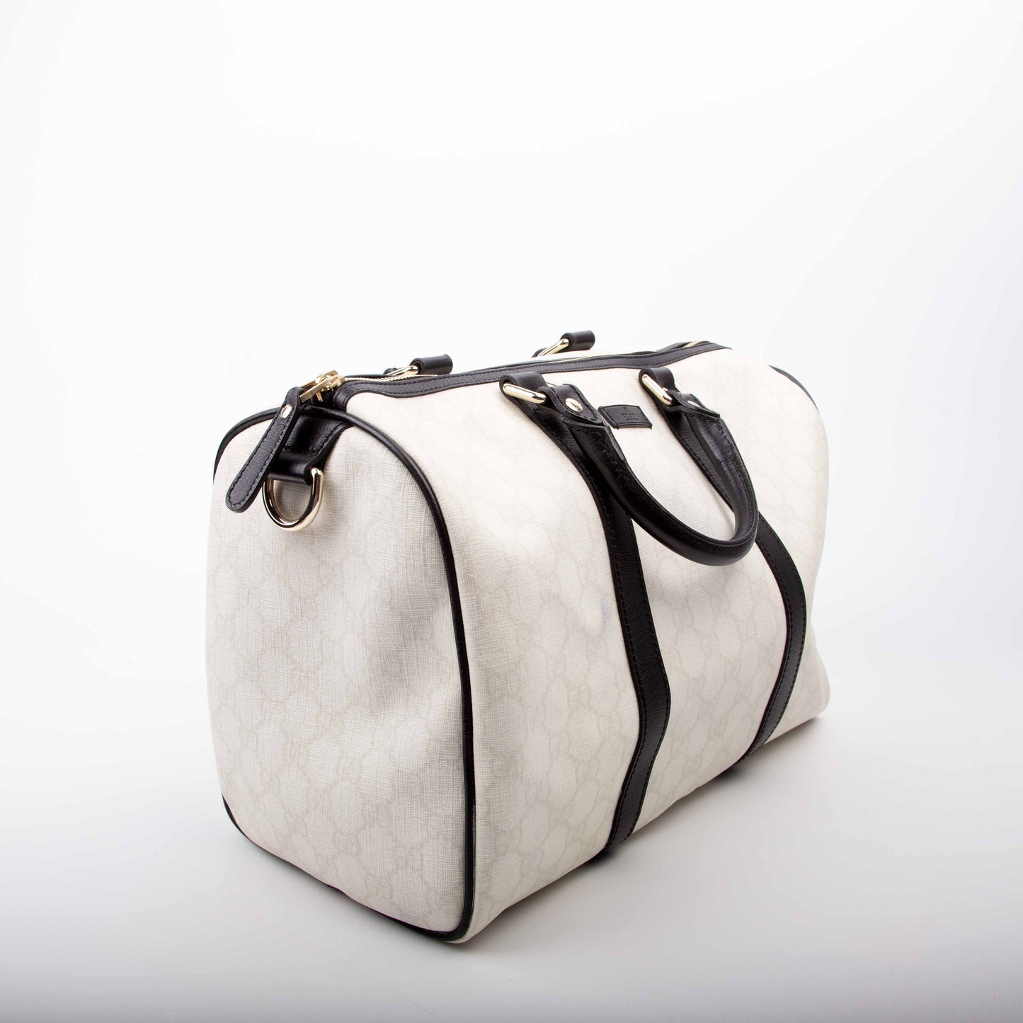 Gucci Joy Boston Black White Travel Bag