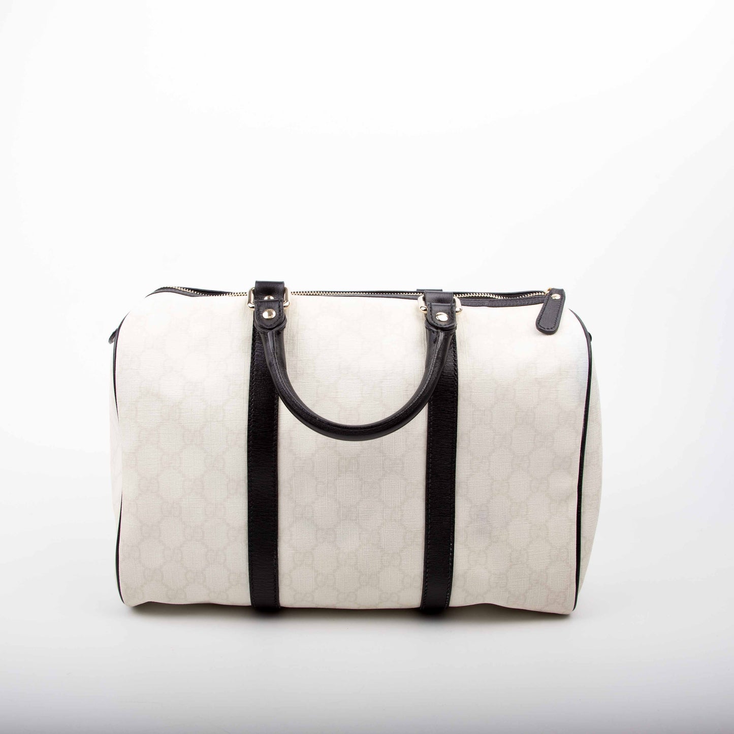 Gucci Joy Boston Black White Travel Bag