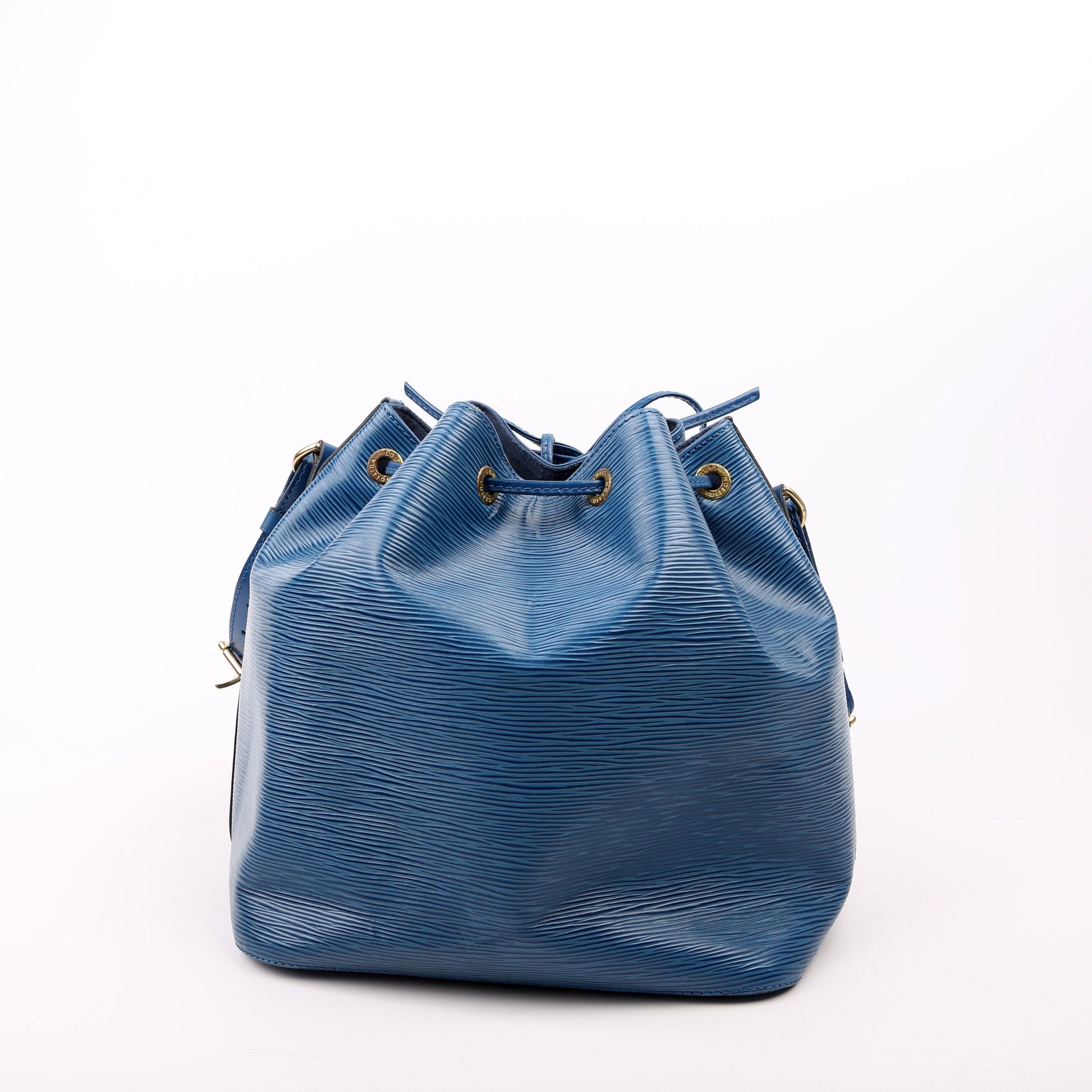 Louis Vuitton Noe Petit Epi Blue Handbag