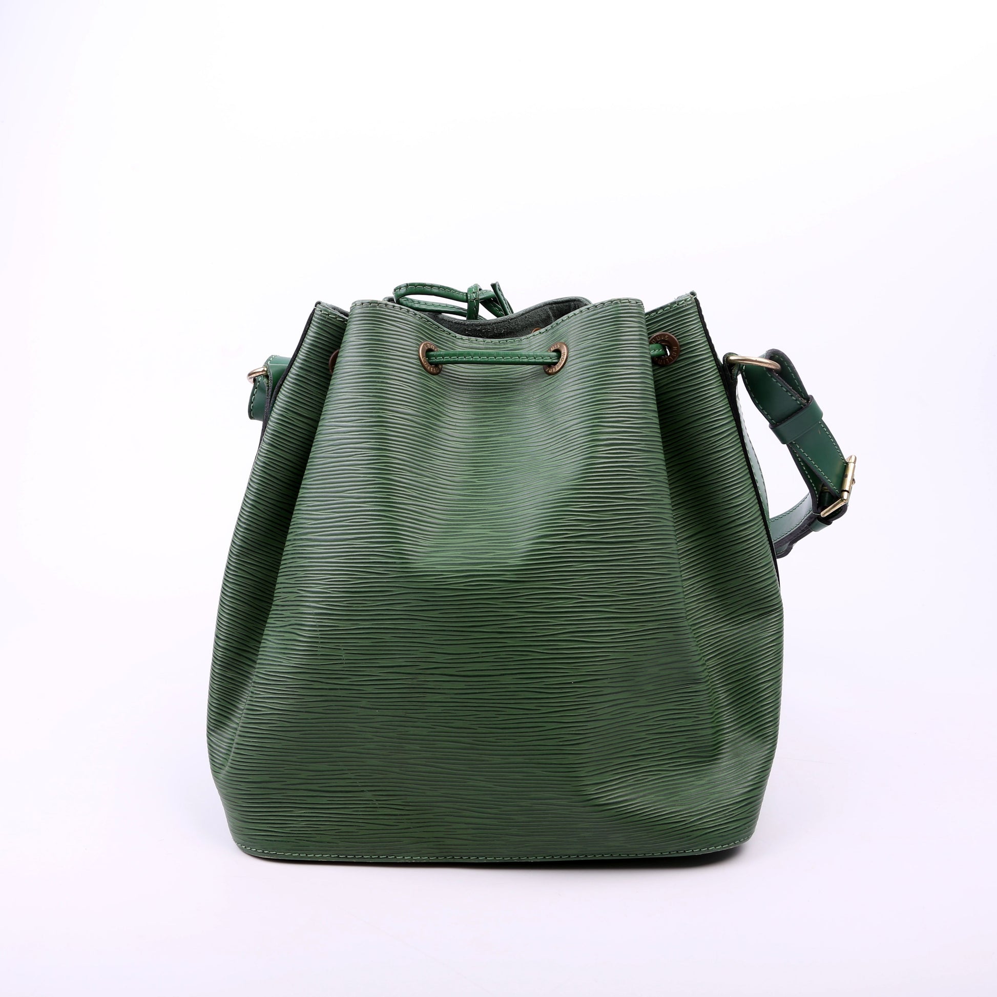 Louis Vuitton Noe Petit Epi Green Handbag