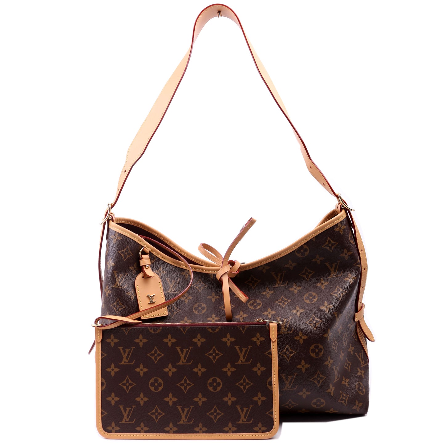Louis Vuitton Carryall MM NM Monogram Handbag Monogram 4