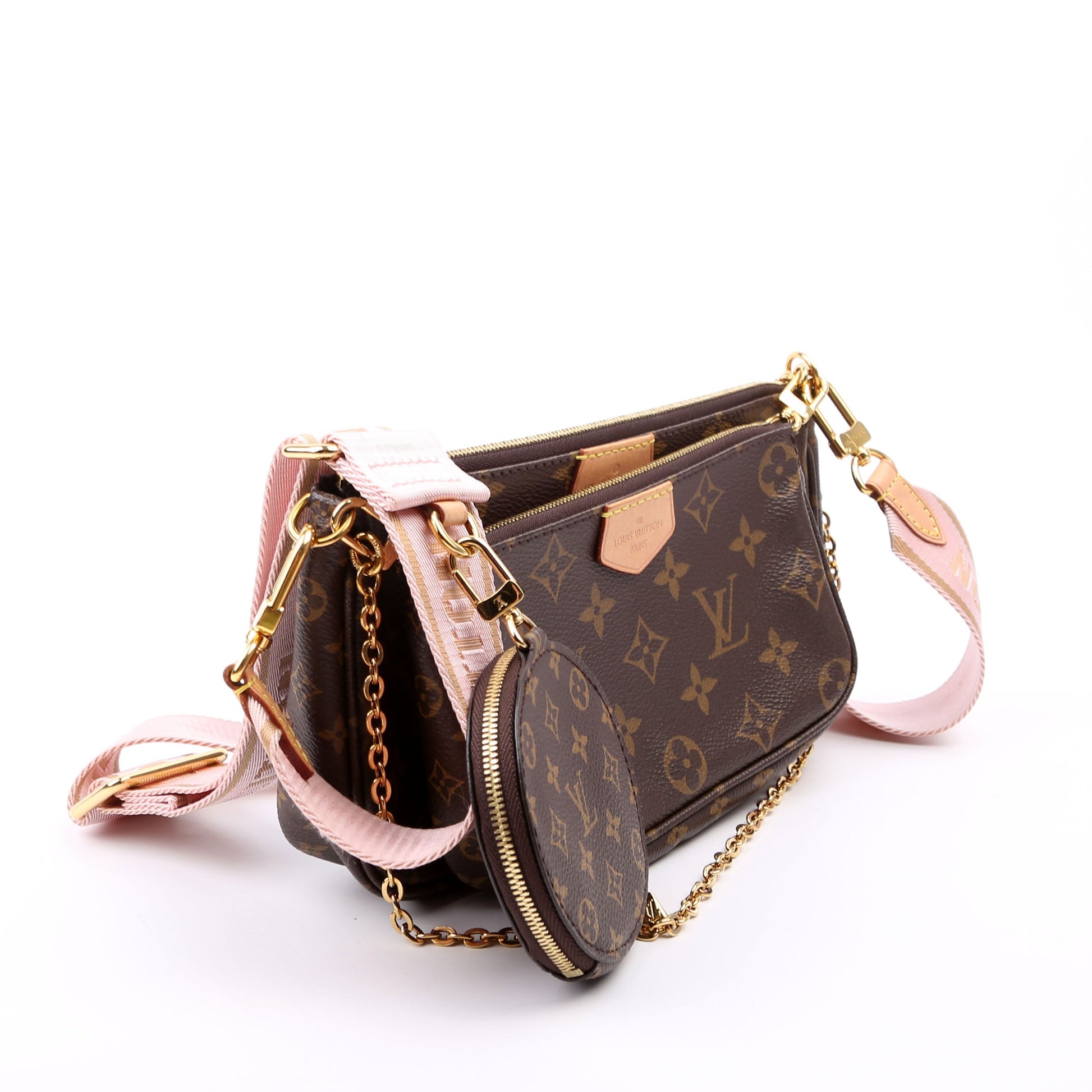 Louis Vuitton Multi Pochette Monogram Clutch Bag Monogram 25