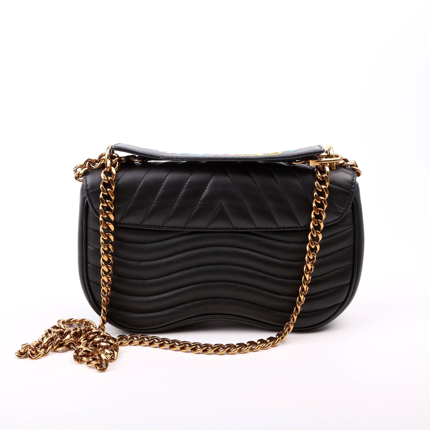 Louis Vuitton New Wave MM Black Handbag Black 1