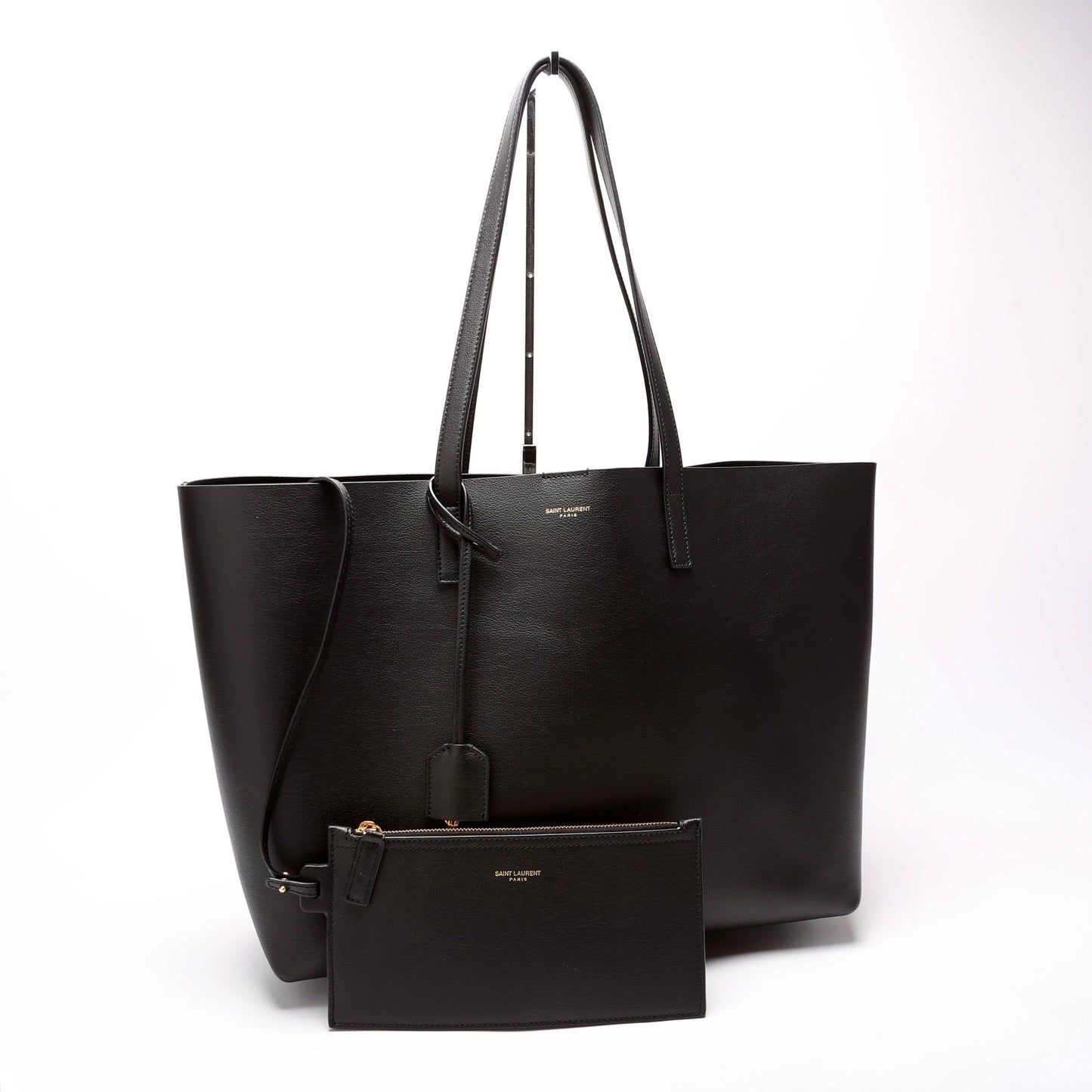 YSL Saint Laurent Saint Laurent Shopping East West Supple Bag Leather Black Travel Bag