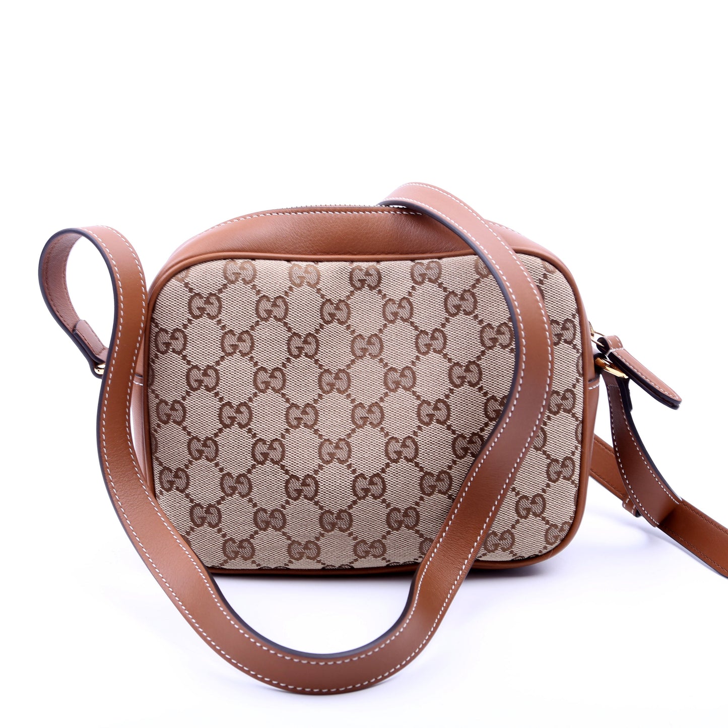 Gucci Blondie GG Canvas Brown Small Shoulder Bag