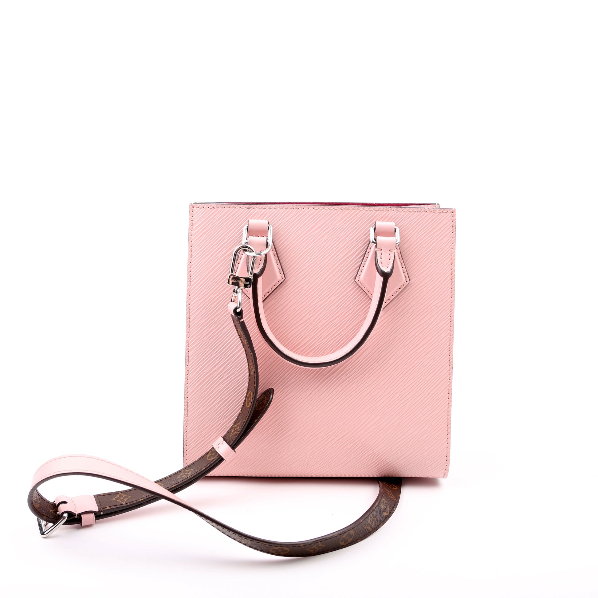 Louis Vuitton Sac Plat BB Pink Epi Handbag