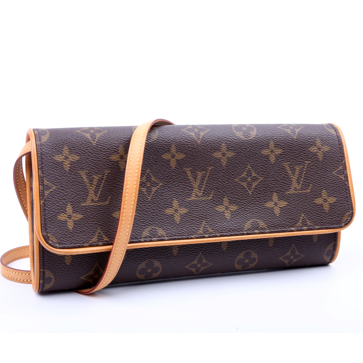 Louis Vuitton Pochette Twin GM Monogram Clutch Bag Monogram 31