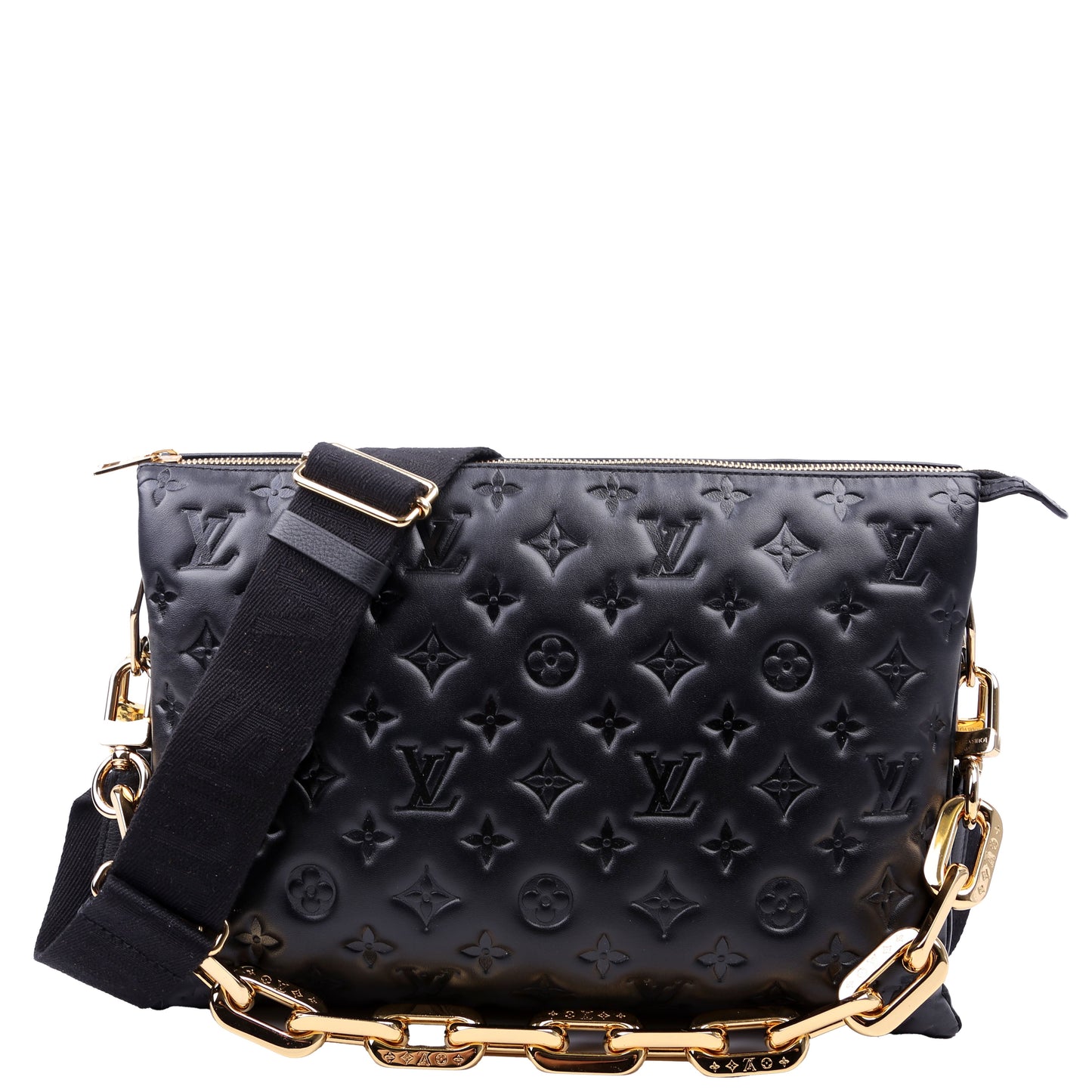Louis Vuitton Coussin MM NV Lambskin Black Handbag