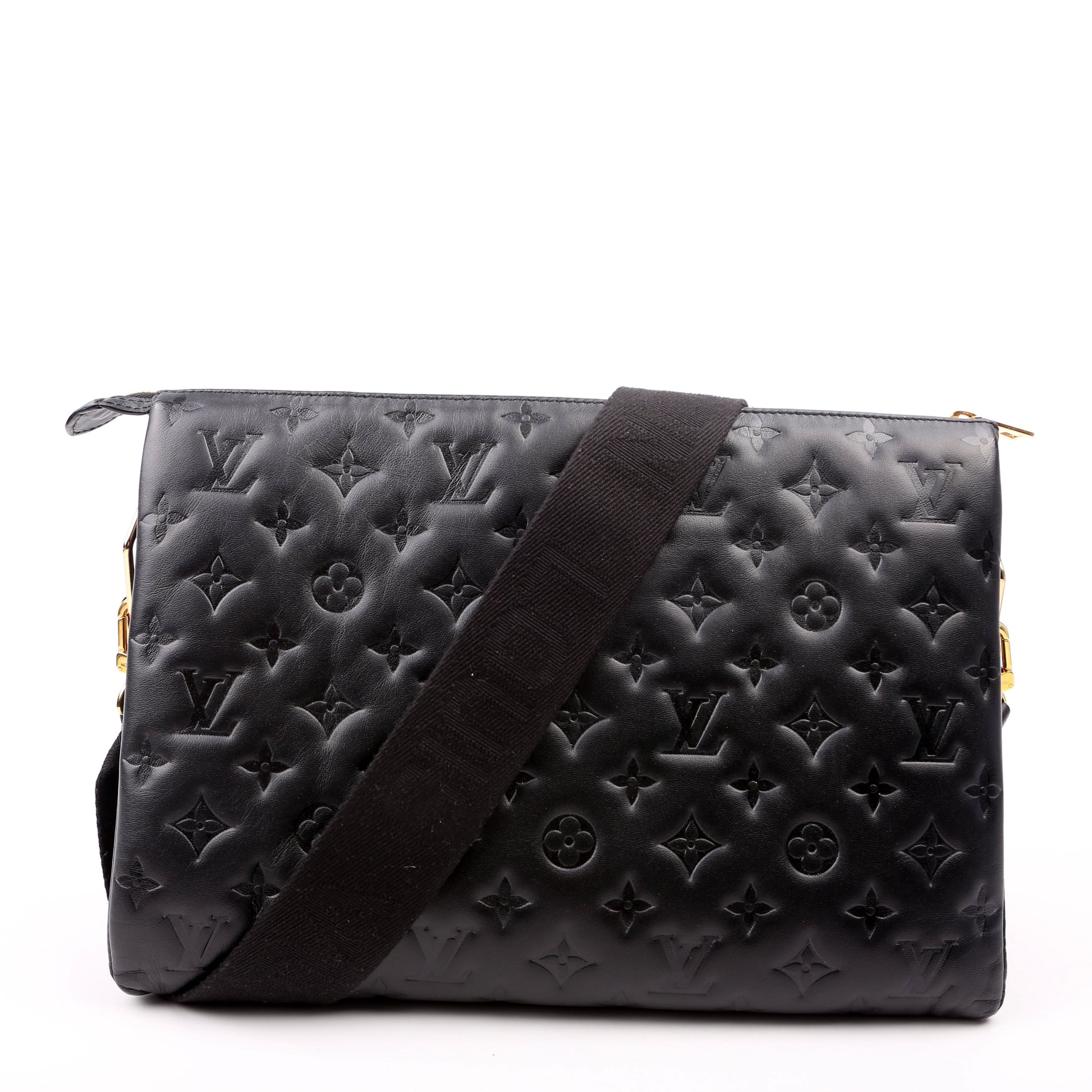 Louis Vuitton Coussin MM NV Lambskin Black Handbag