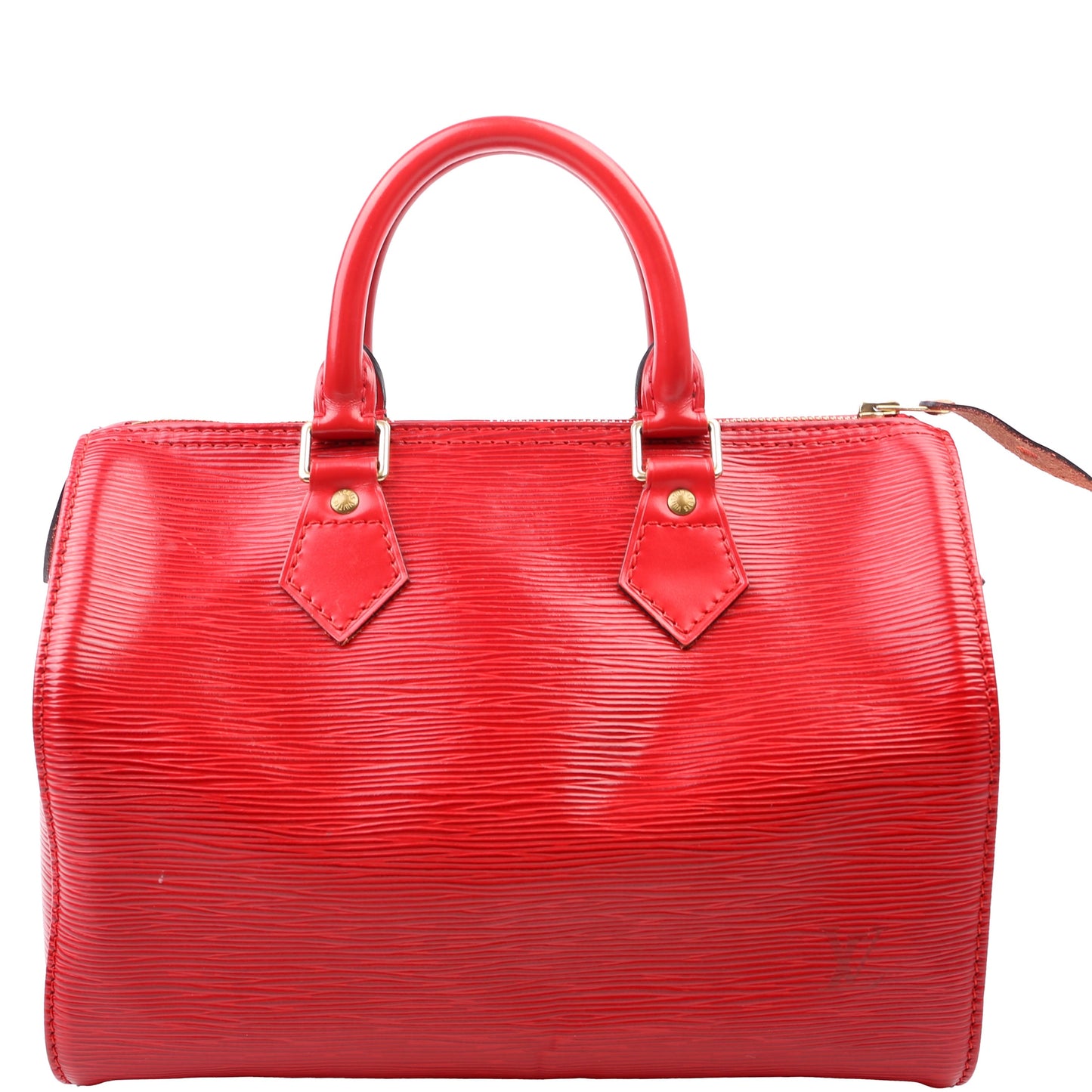 Louis Vuitton Speedy 25 Red Epi Handbag