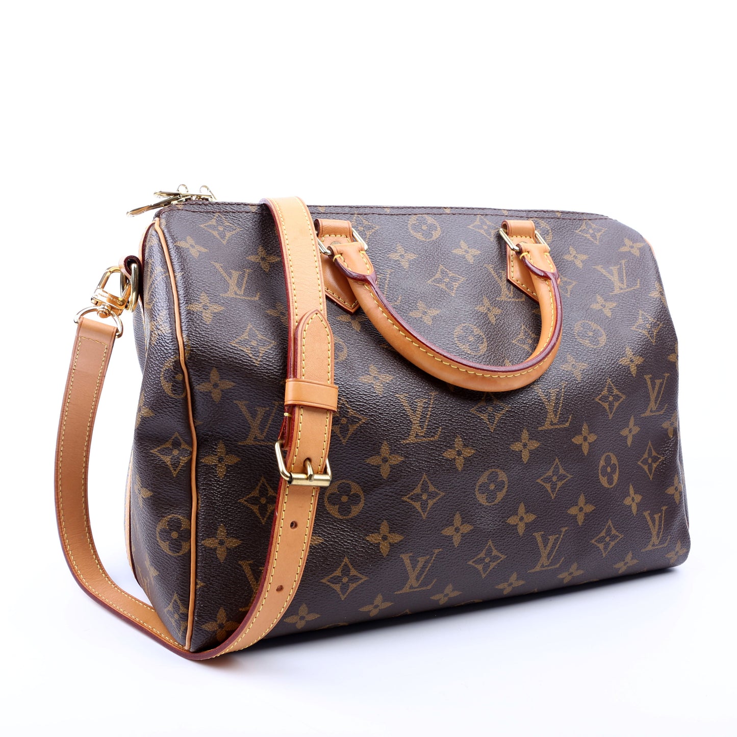Louis Vuitton Speedy 30 Bandouliere Monogram Handbag 40