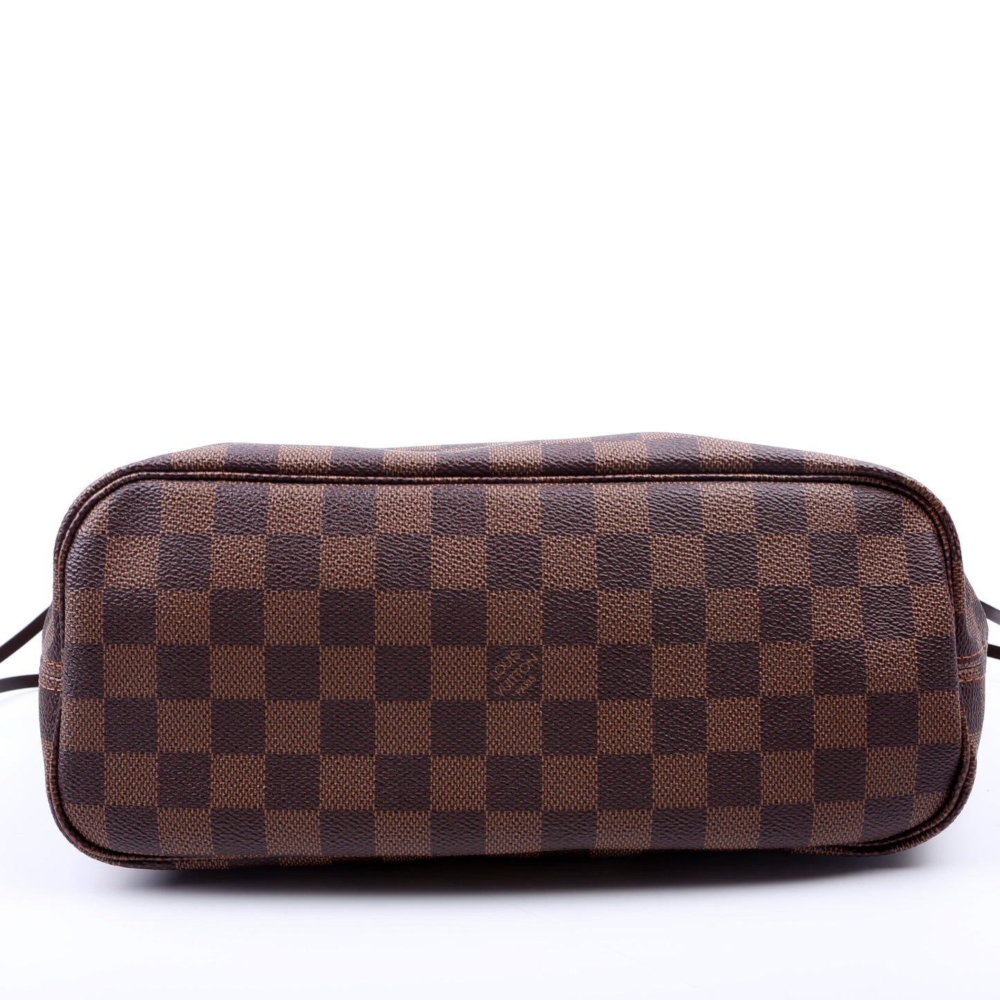 Louis Vuitton Neverfull PM Ebene Damier Red Wallet Case